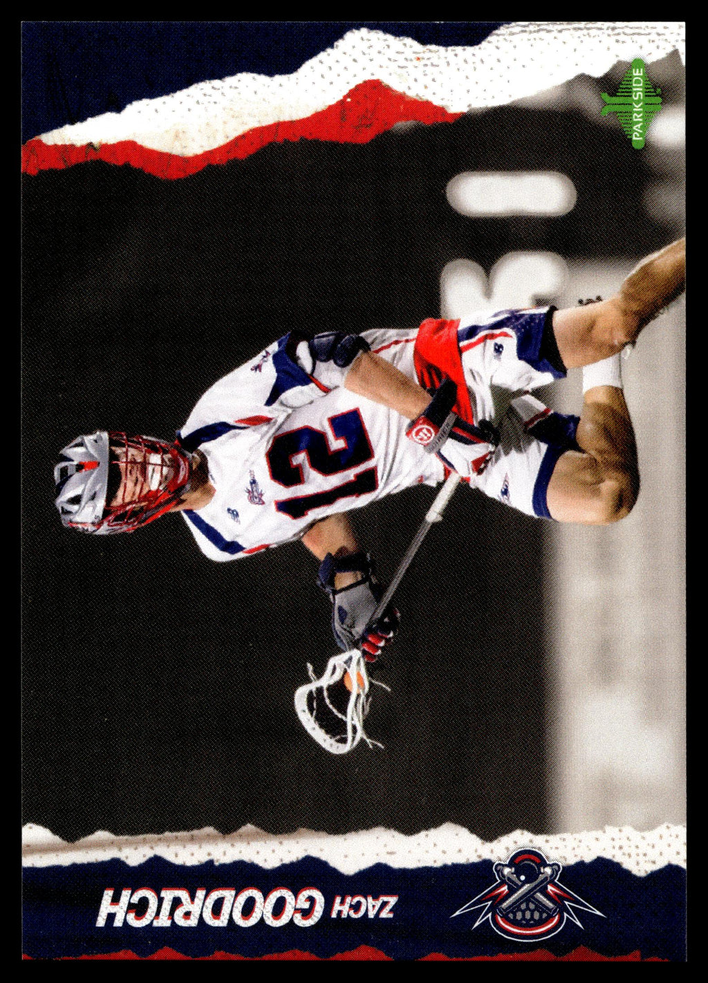 Zach Goodrich 2020 MLL Parkside Select Series Boston Cannons #14