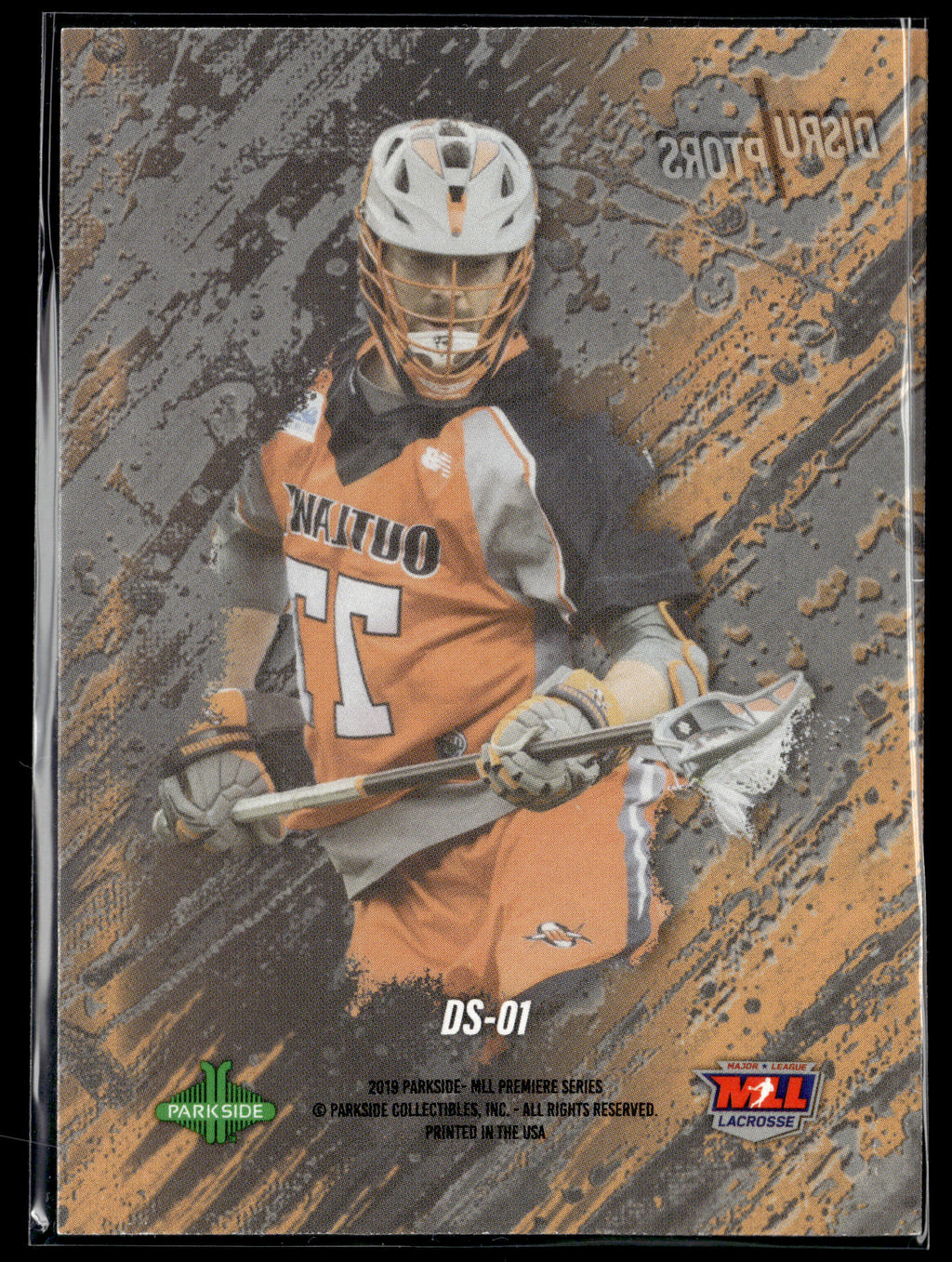 Eli Gobrecht 2019 MLL Premier Series Denver Outlaws Disrupters #DS-01