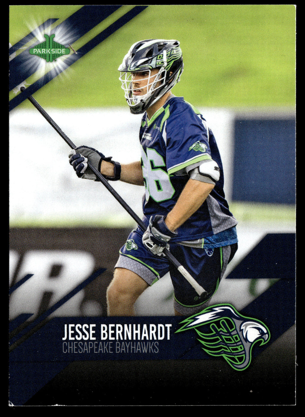 Jesse Bernhardt 2019 MLL Premier Series Chesapeake Bayhawks #125