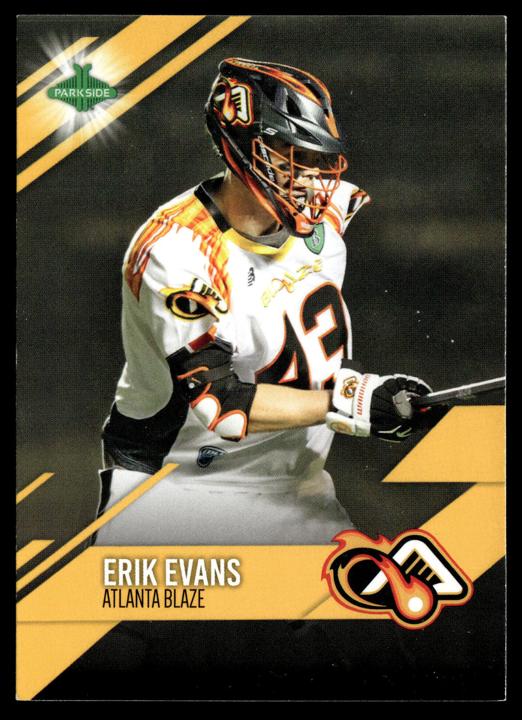 Erik Evans 2019 MLL Premier Series Atlanta Blaze #42