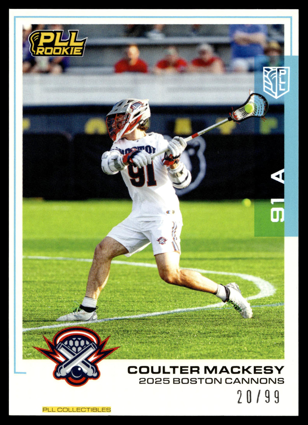 Coulter Mackesy 2025 PLL Flagship Boston Cannons Blue 20/99 #