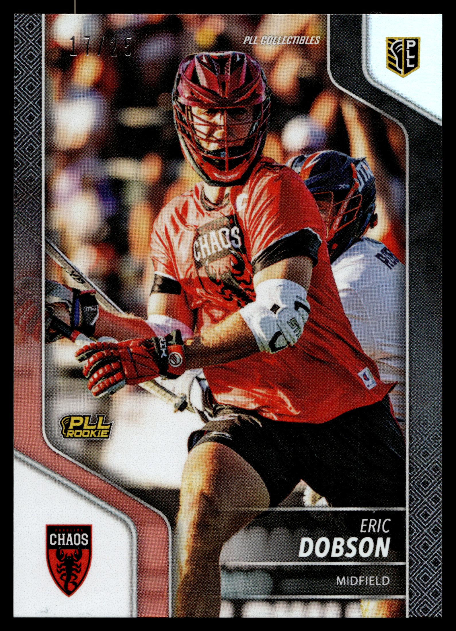 Eric Dobson 2024 PLL Release Carolina Chaos Black 17/25 #9