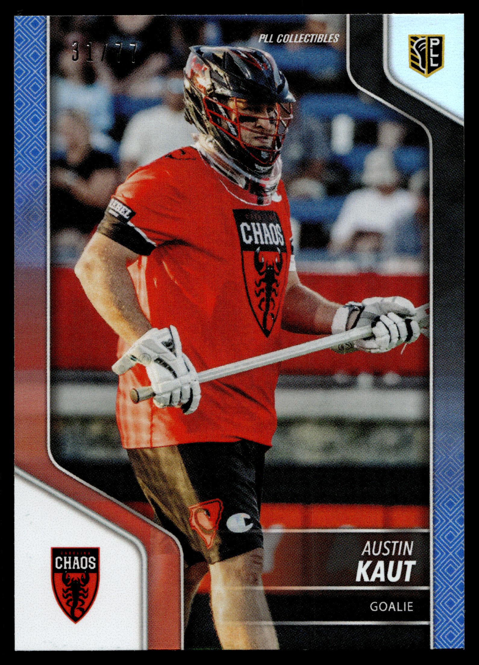 Austin Kaut 2024 PLL Release Carolina Chaos Blue 31/77 #78