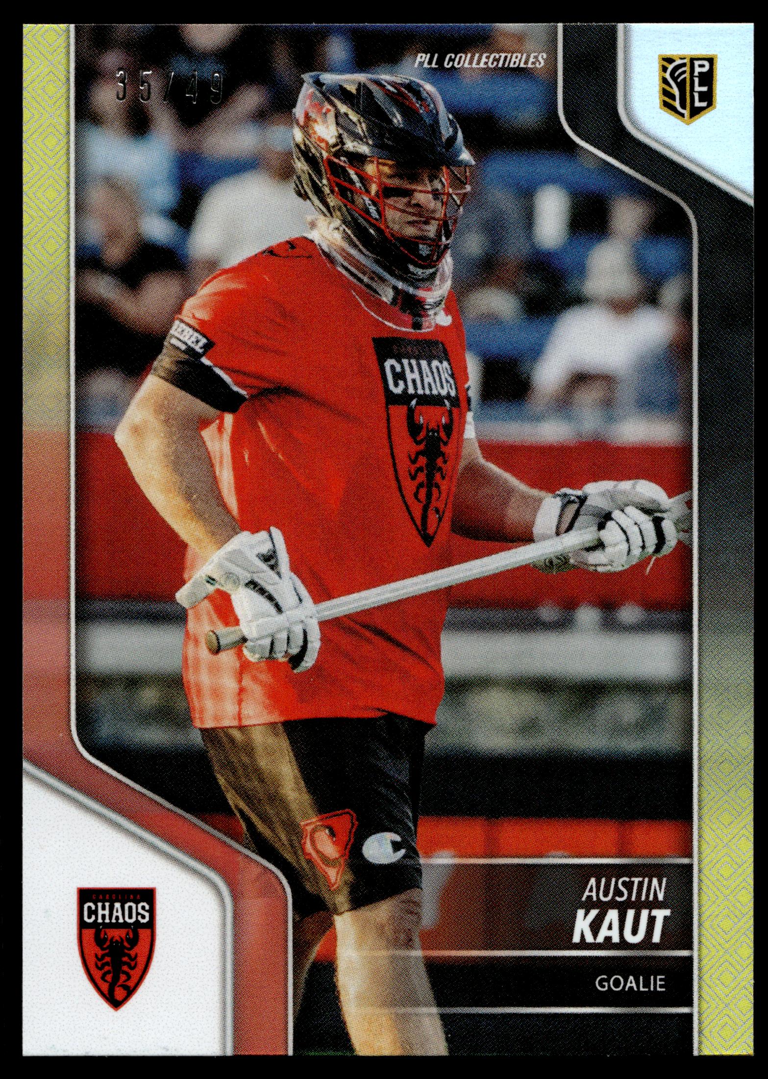 Austin Kaut 2024 PLL Release Carolina Chaos Yellow 35/49 #78
