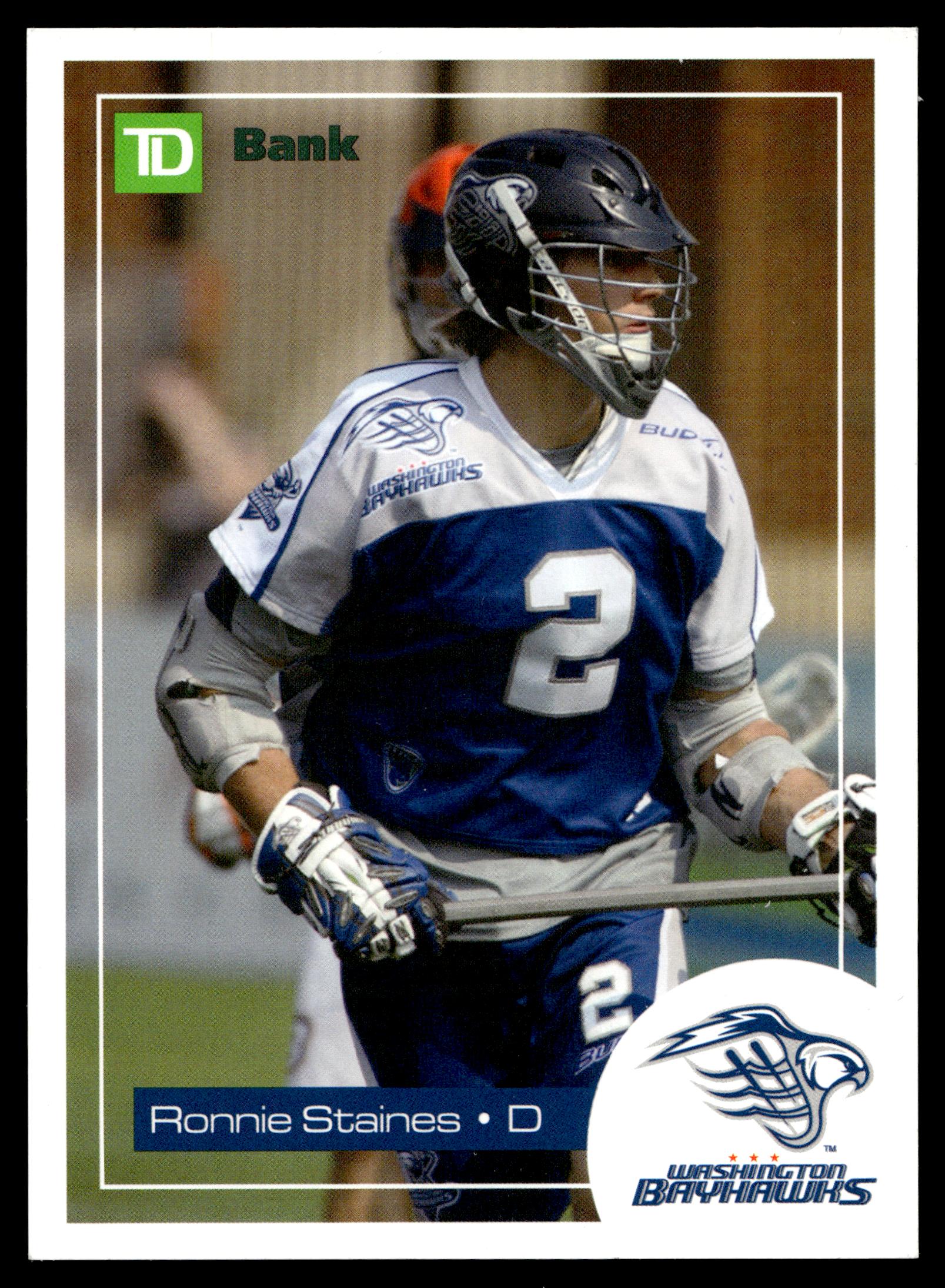 Ronnie Staines 2008 MLL Washington Bayhawks
