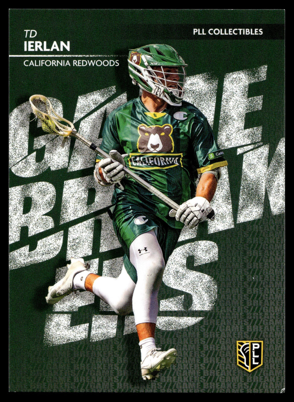 TD Ierlan 2025 PLL Fieldside California Redwoods Game Breakers #GB-6