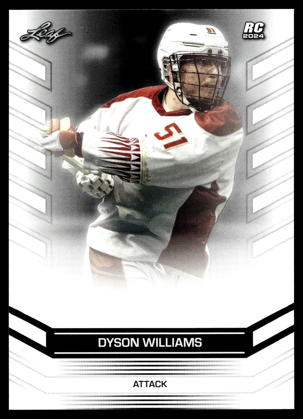 Dyson Williams 2024 Leaf Rookies Albany Firewolves Special Issue Rookies #RC-02
