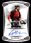 Will Malcolm 2024 Leaf NLL Inaugural Colorado Mamouth Purple Auto 2/9 #BA-WMI