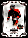 Reed Kurtz 2024 Lesf NLL Inagaural Ottawa Black Bears Red 5/20 #73