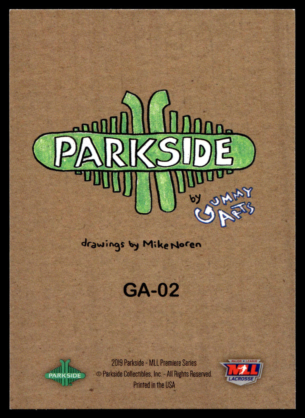 Colin Heacock 2019 MLL Premier Series Chesapeake Bayhawks Gummy Arts #GA-02