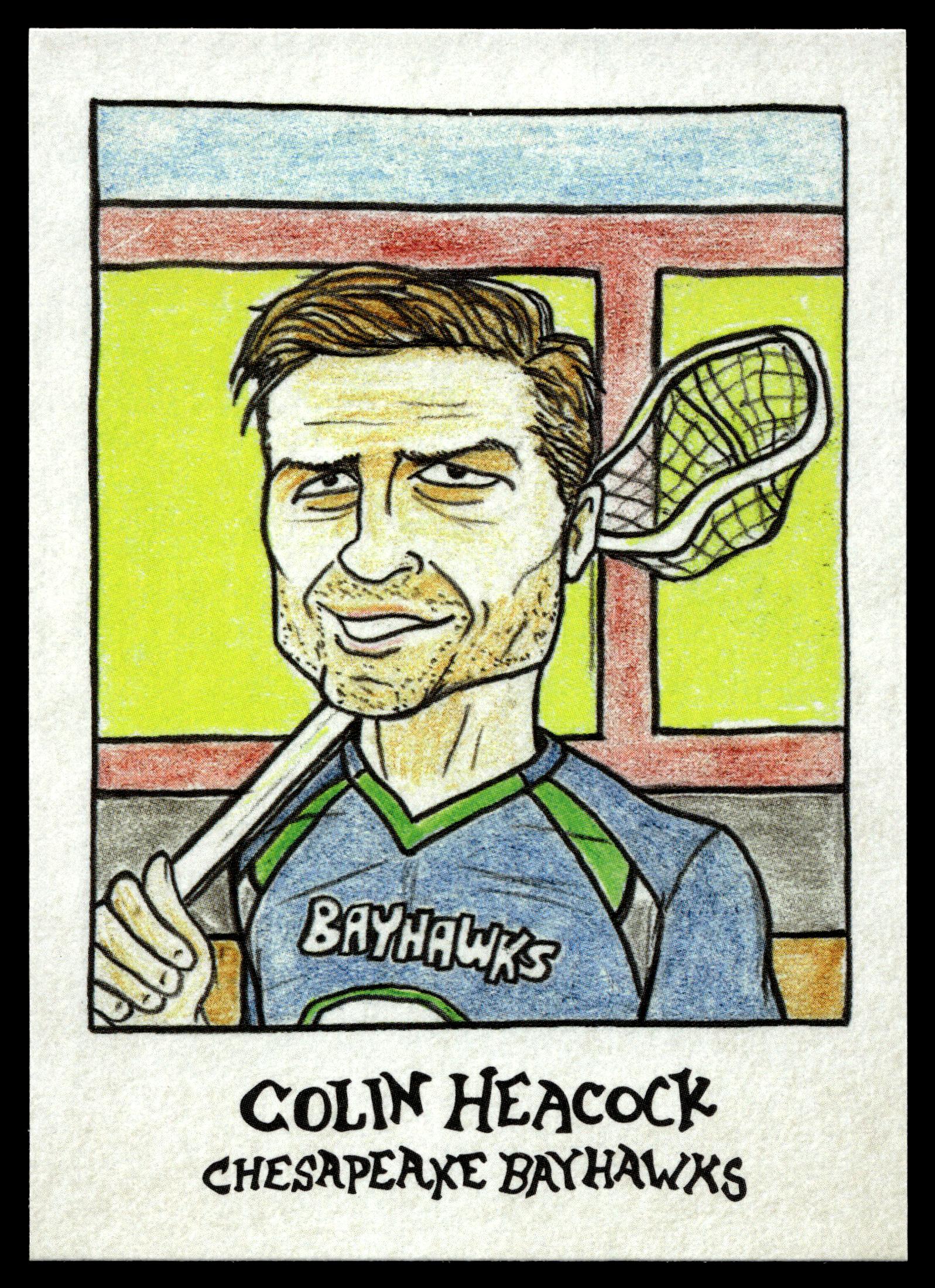 Colin Heacock 2019 MLL Premier Series Chesapeake Bayhawks Gummy Arts #GA-02