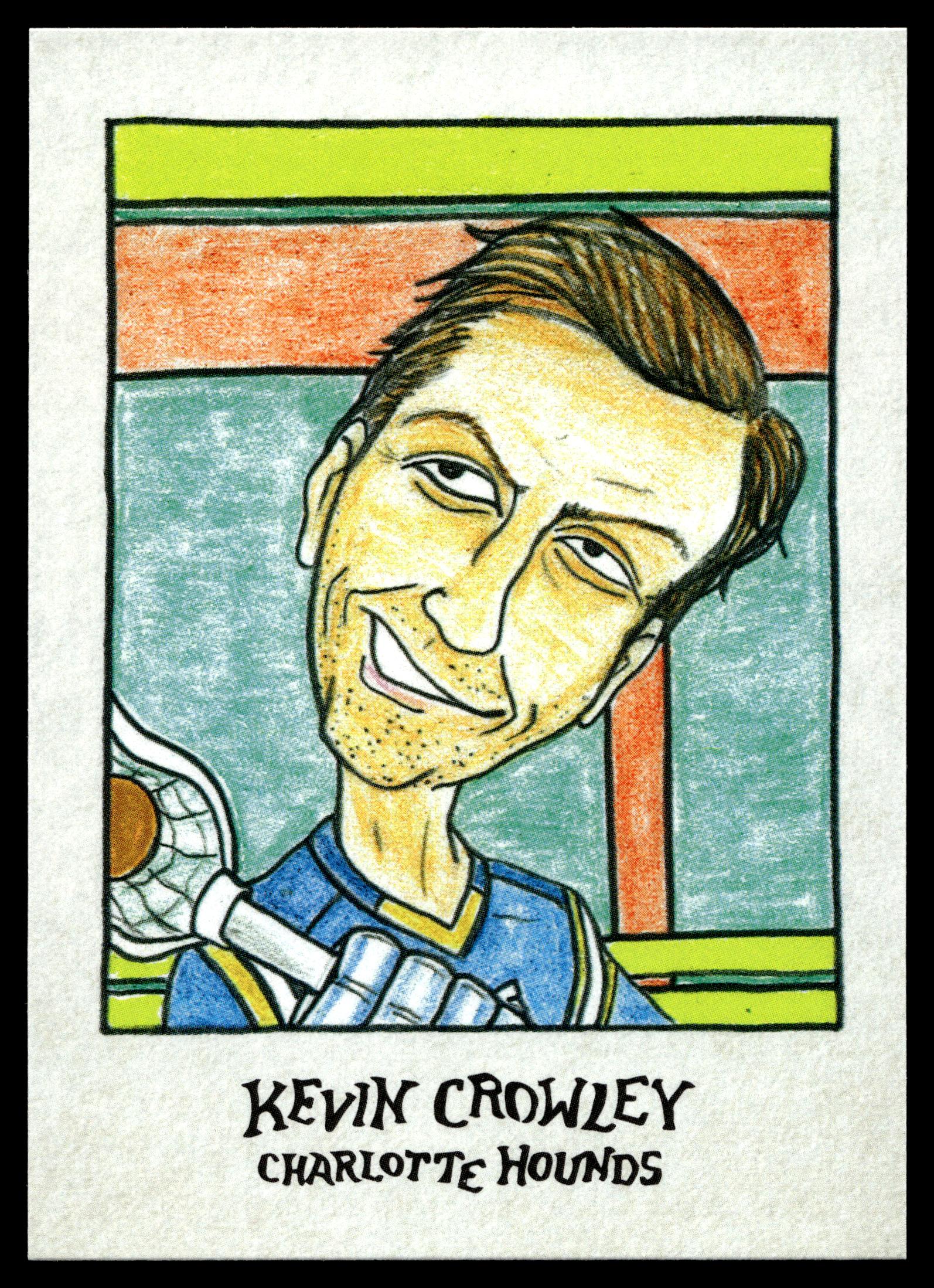 Kevin Crowley 2019 MLL Premier Series Charlotte Hounds Gummy Arts #GA-06