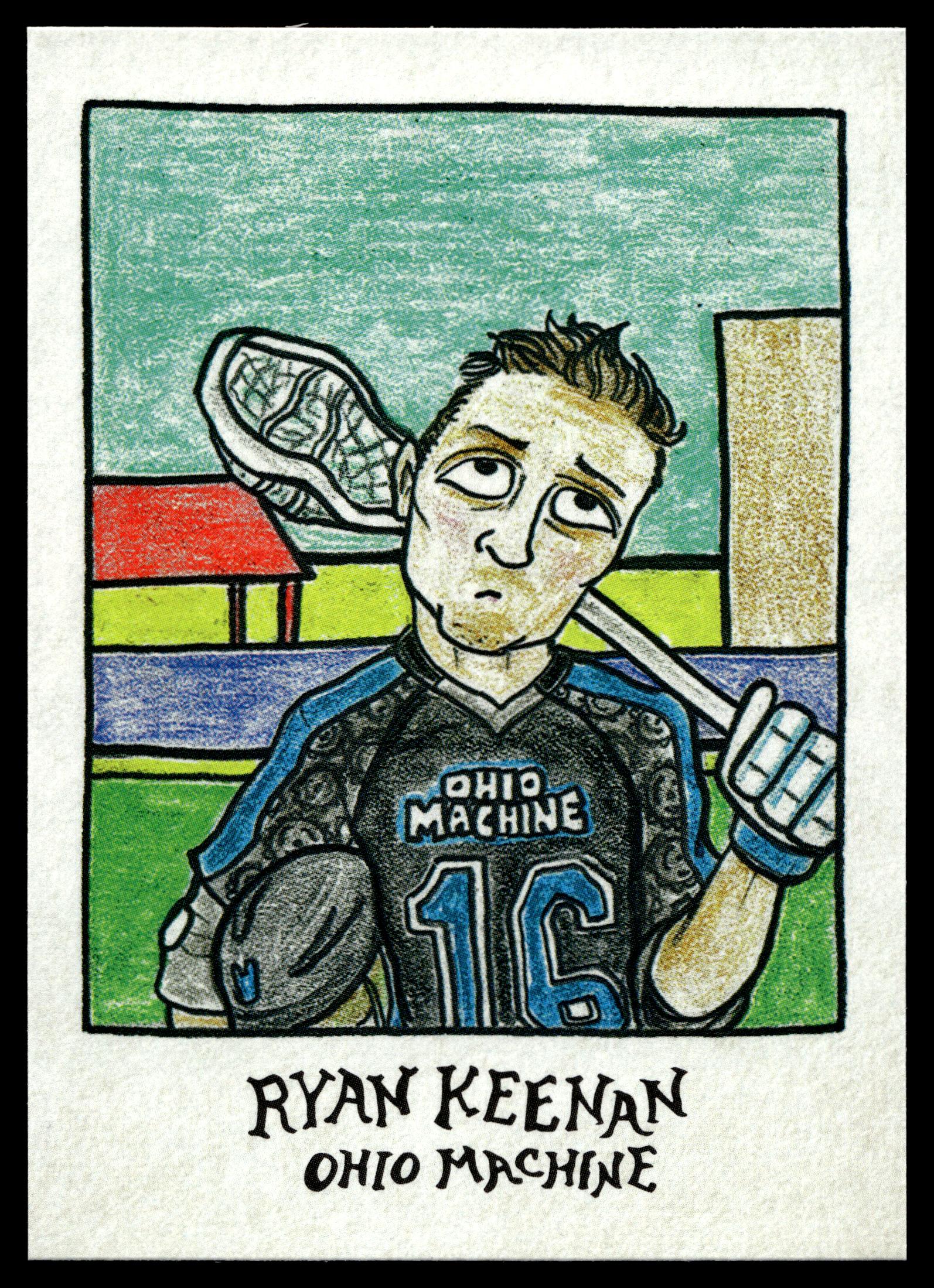 Ryan Keenan 2019 MLL Premier Series Ohio Machine Gummy Arts #GA-10