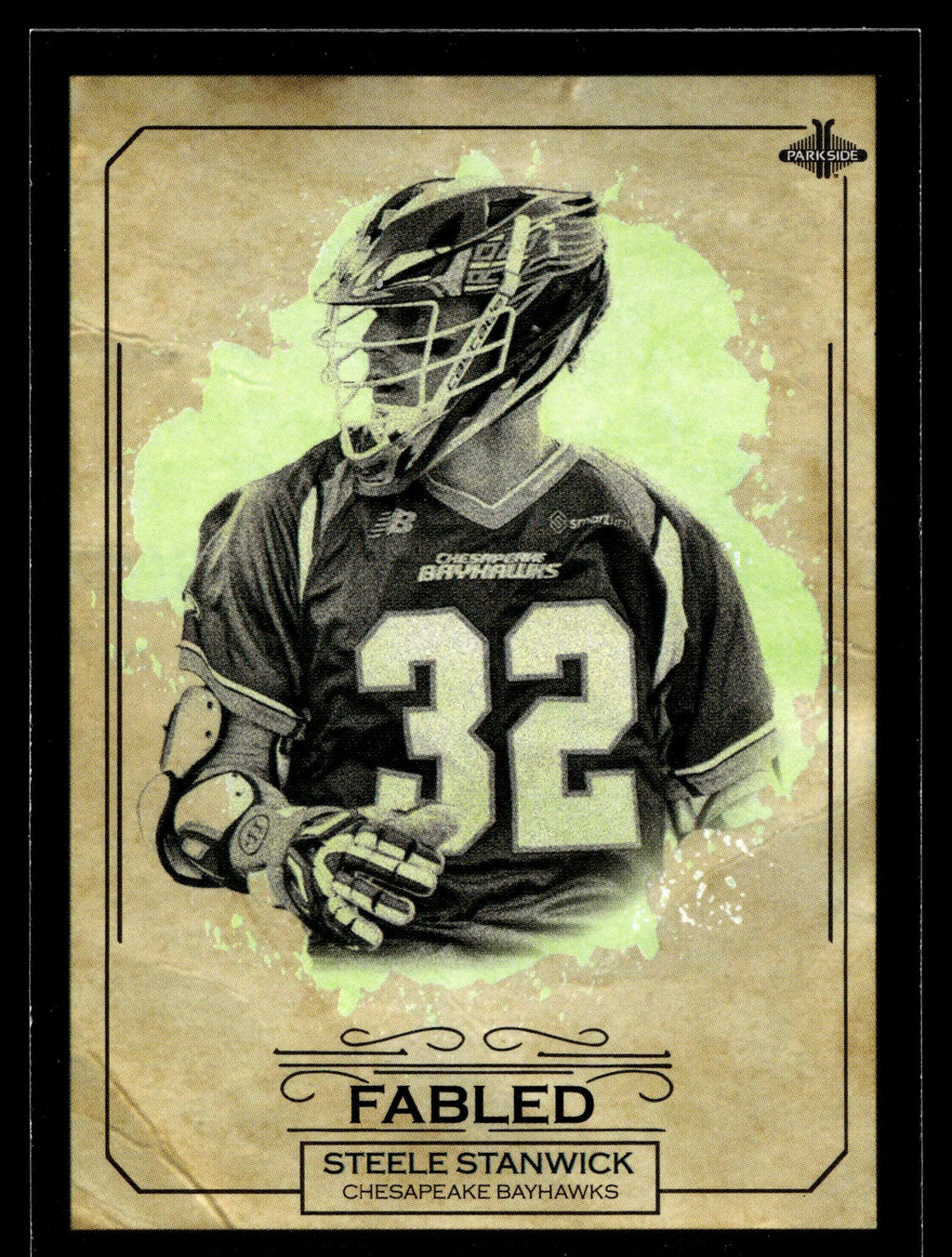 Steele Stanwick 2019 MLL Premier Series Chesapeake Bayhawks Fabled #FA-01