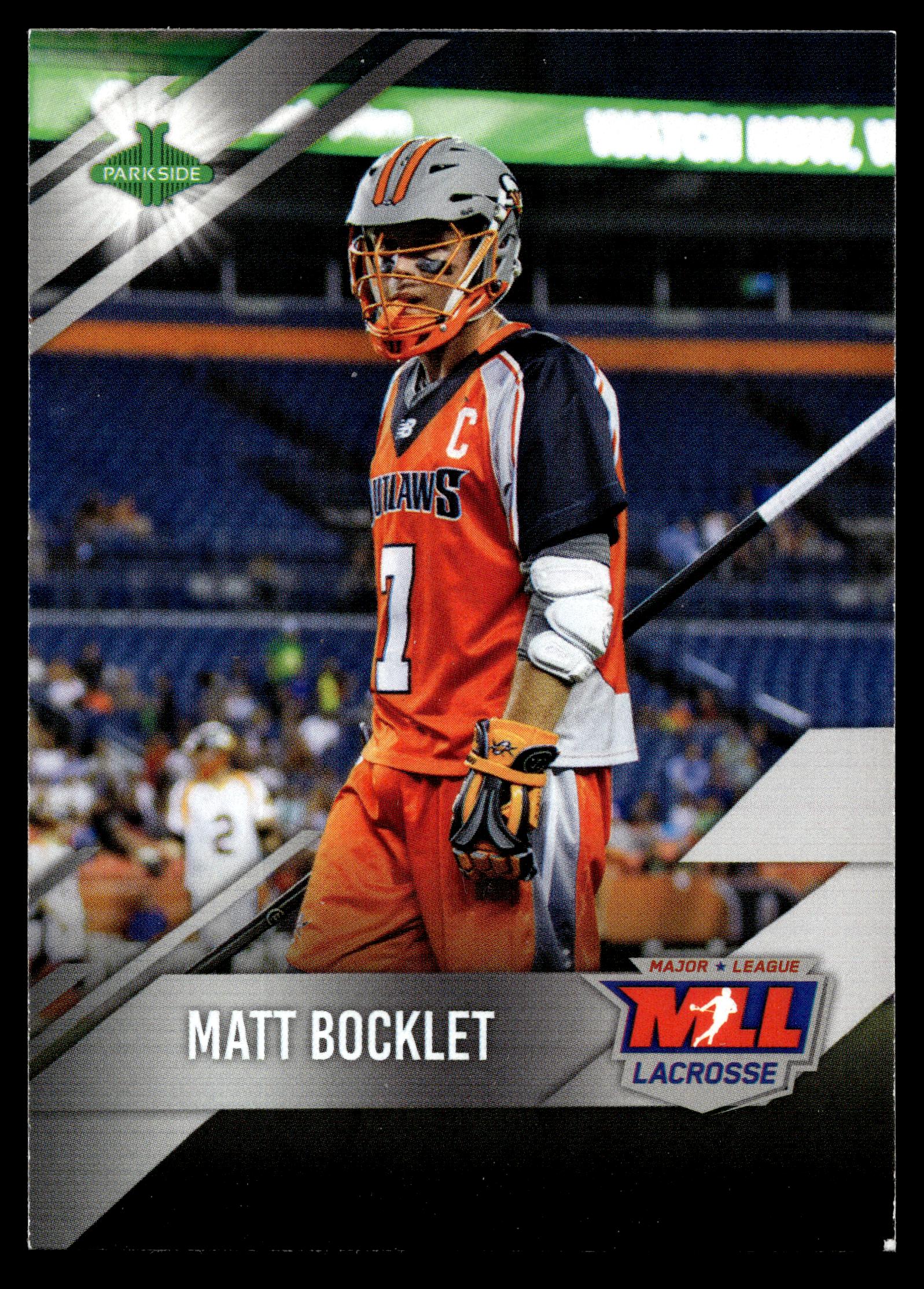Matt Bocklett 2019 MLL Premier Series Denver Outlaws Alumni #48