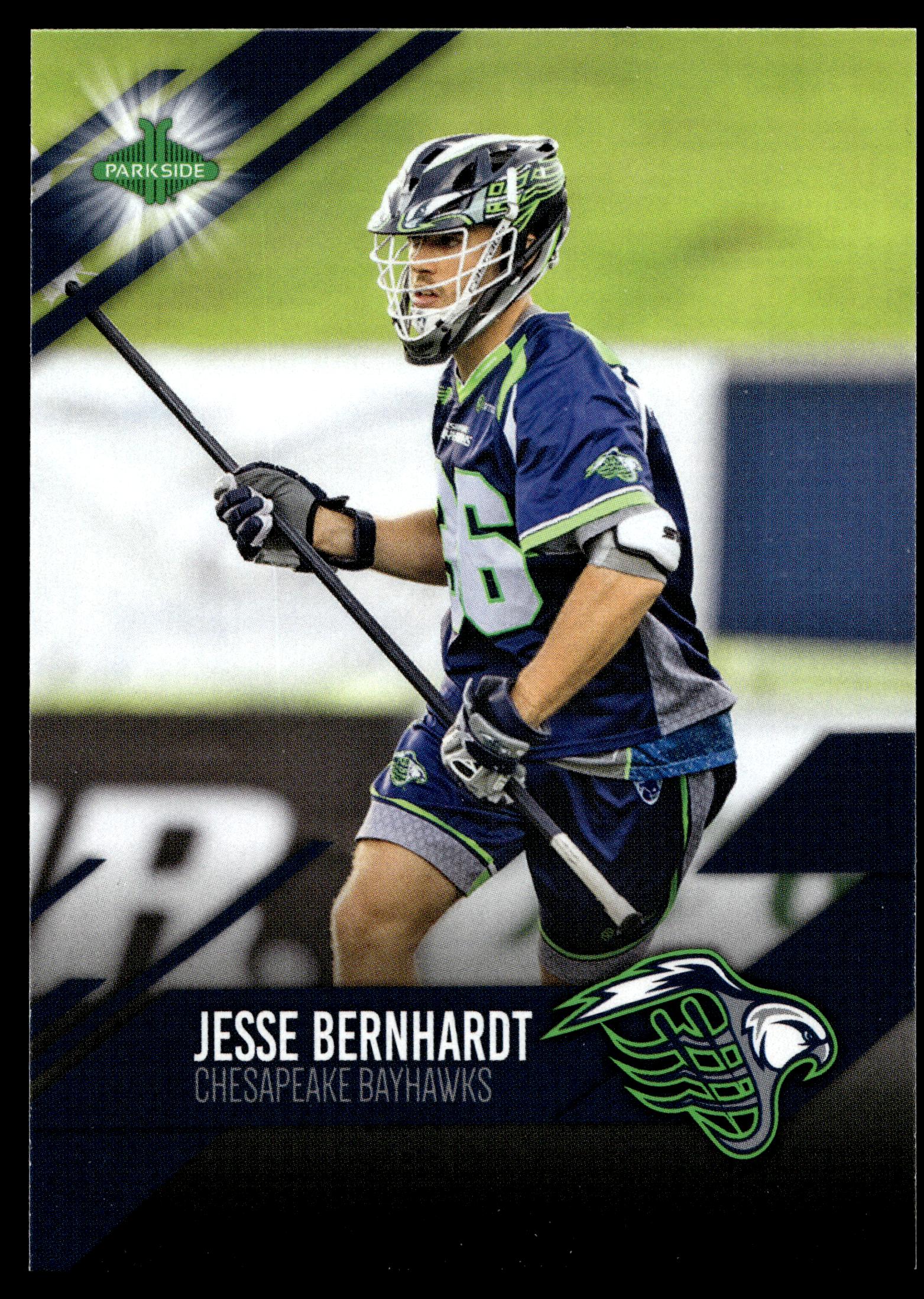 Jesse Bernhardt 2019 MLL Premier Series Chesapeake Bayhawks #125