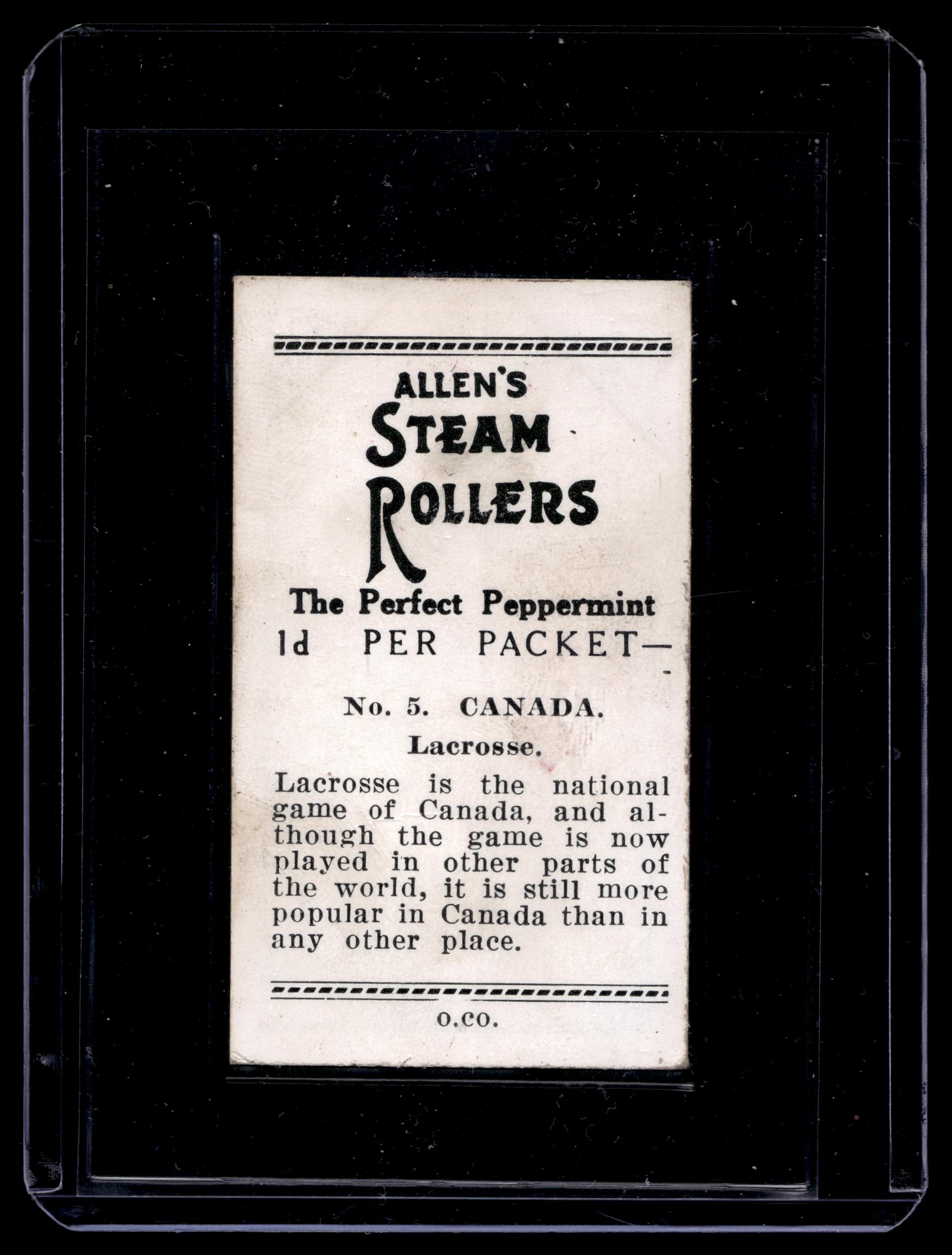 1936 A.W. Allen Sports and Flags of Nations #5