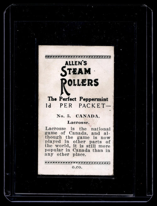 1936 A.W. Allen Sports and Flags of Nations #5