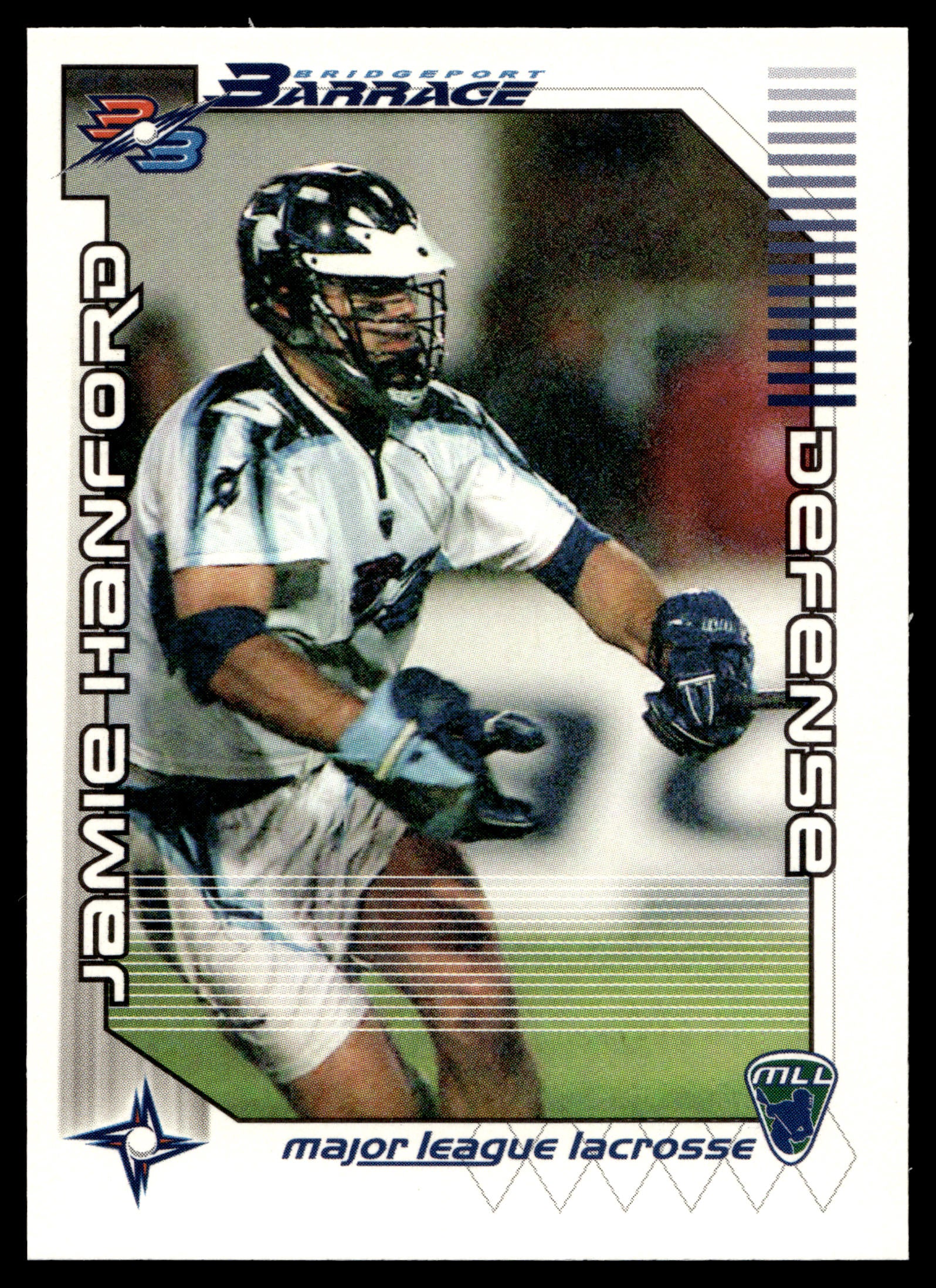 Jamie Hanford 2001 Major League Lacrosse Bridgeport Barrage #10