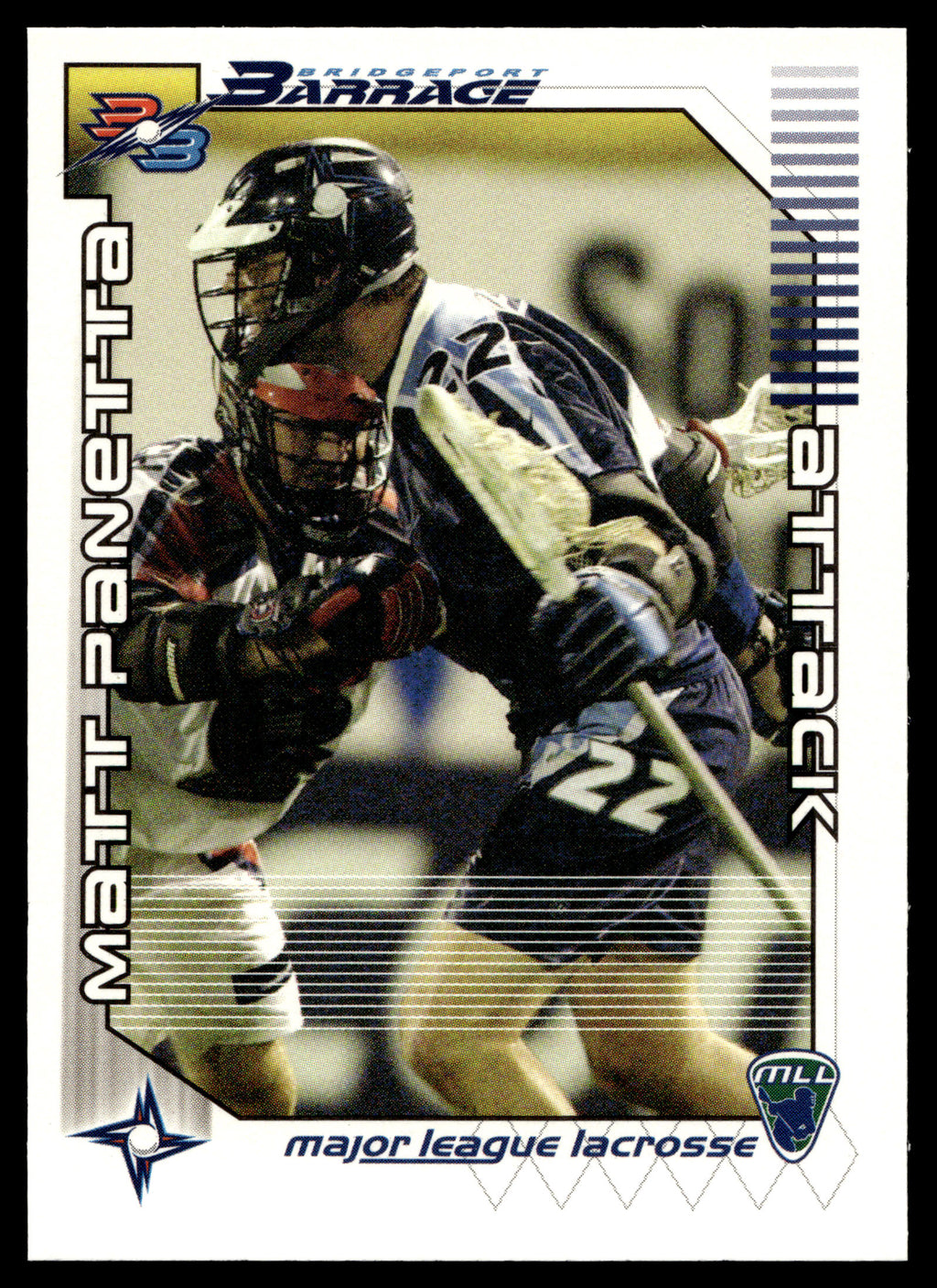 Matt Panetta 2001 Major League Lacrosse Bridgeport Barrage #11