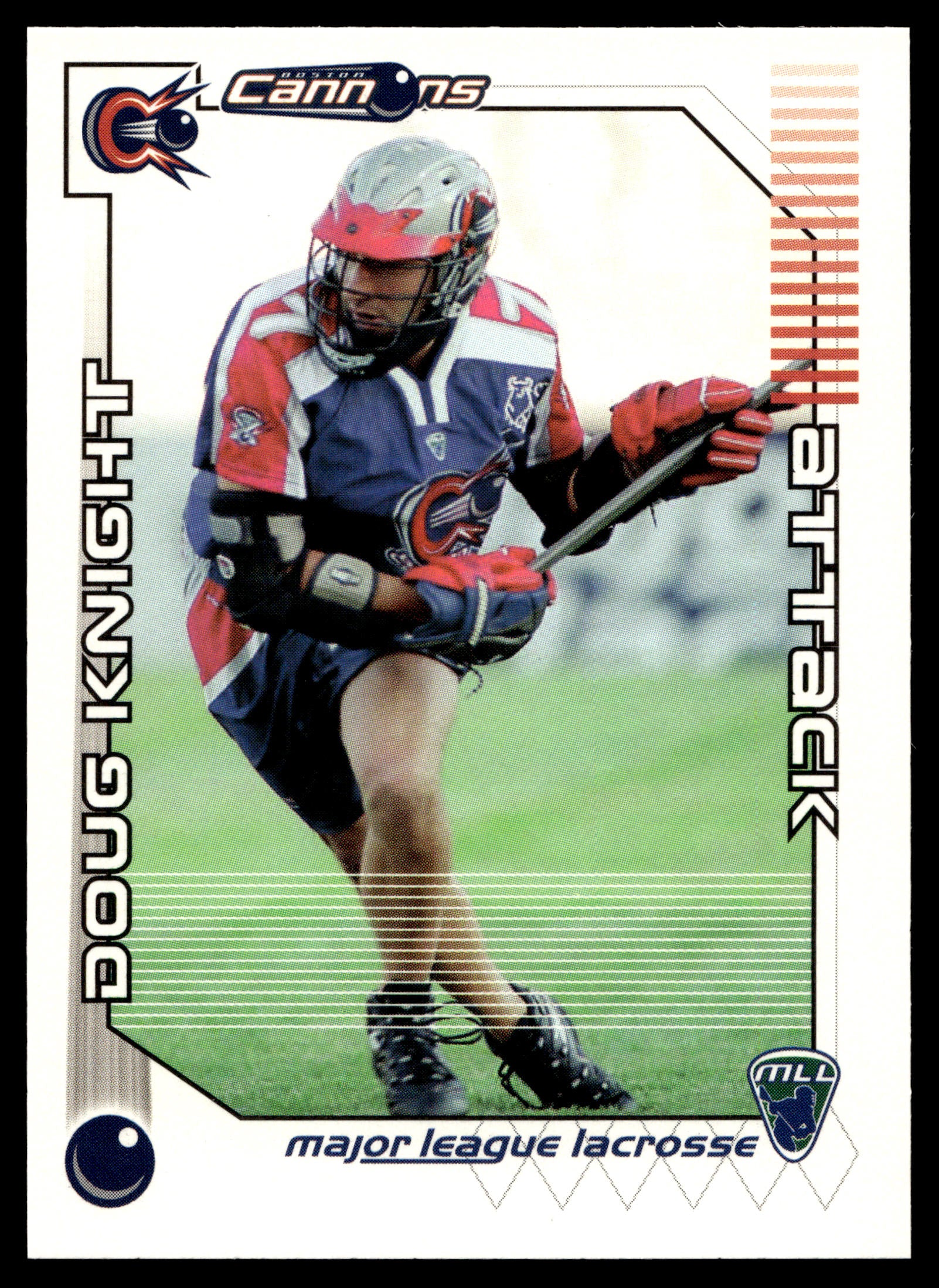 Doug Knight 2001 Major League Lacrosse Boston Cannons #13