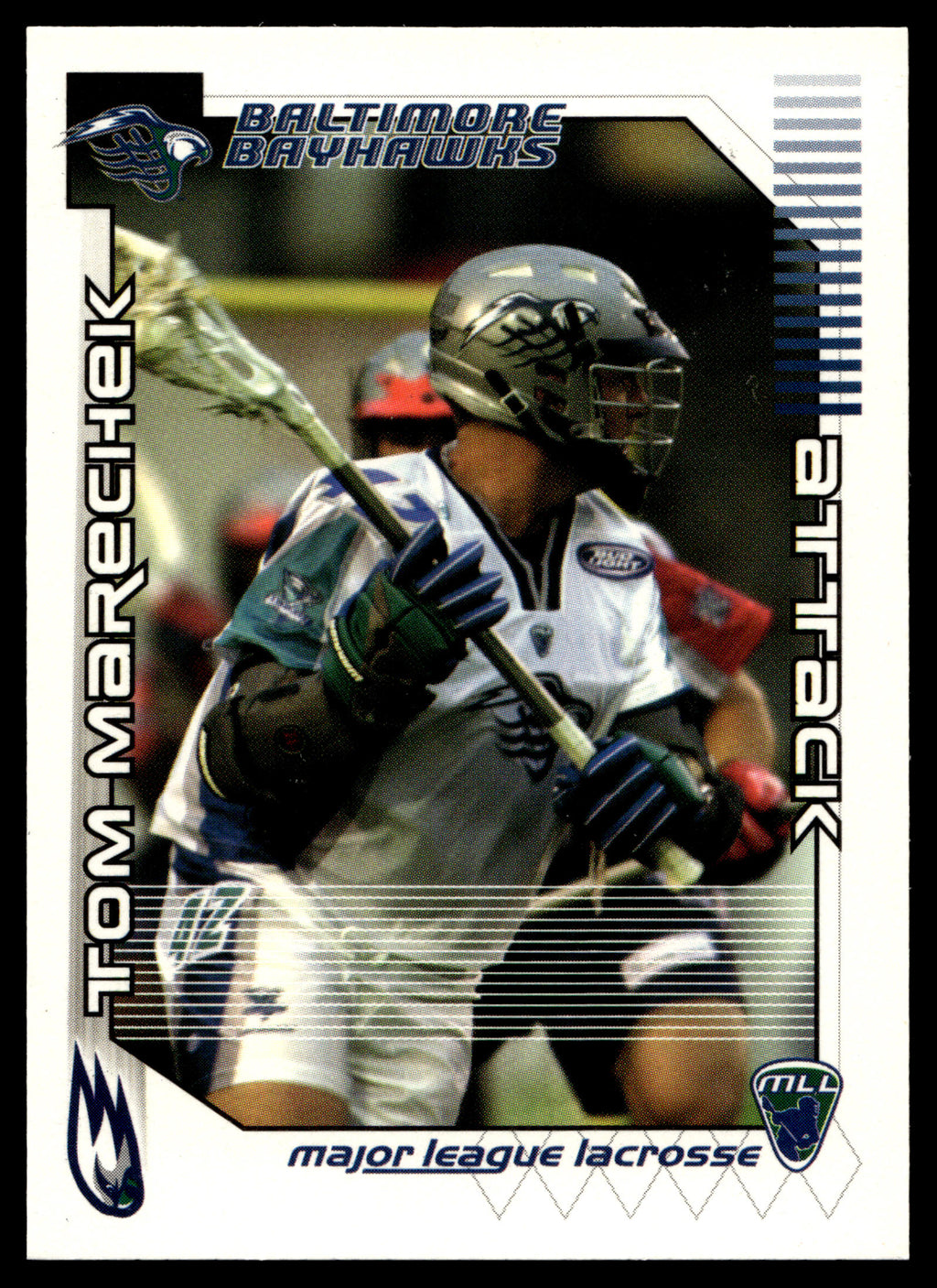 Tom Marechek 2001 Major League Lacrosse Baltimore Bayhawks #33