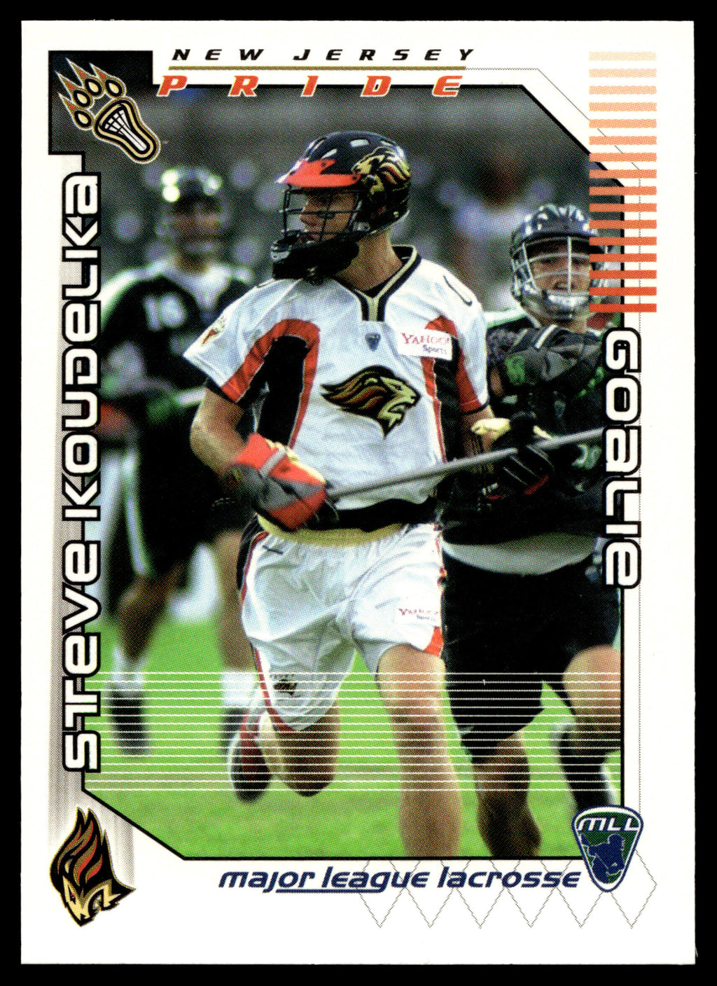 Steve Koudelka 2001 Major League Lacrosse New Jersey Pride #28