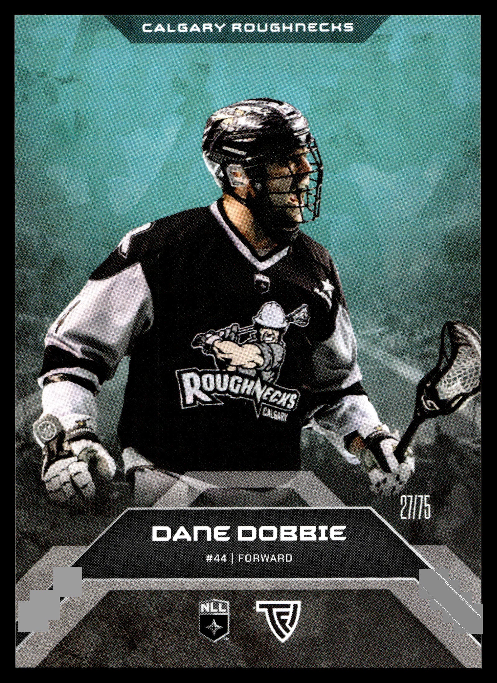 Dane Dobbie 2025 TFL Sports NLL Calgary Roughnecks Home Floor 27/75 #96