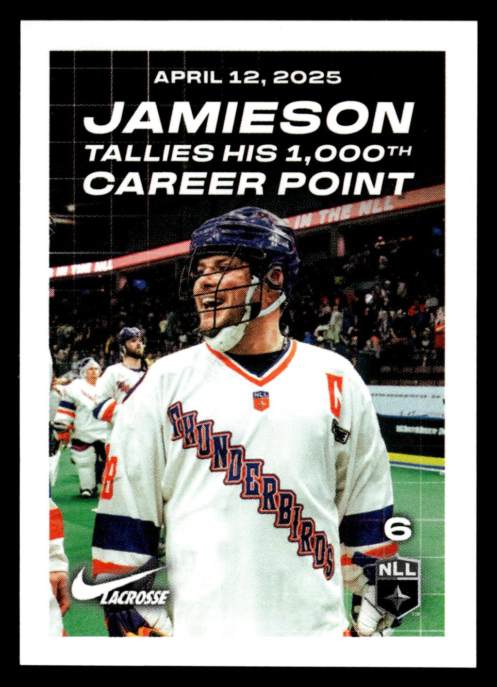 2025 TFL Sports NLL Stickers #6