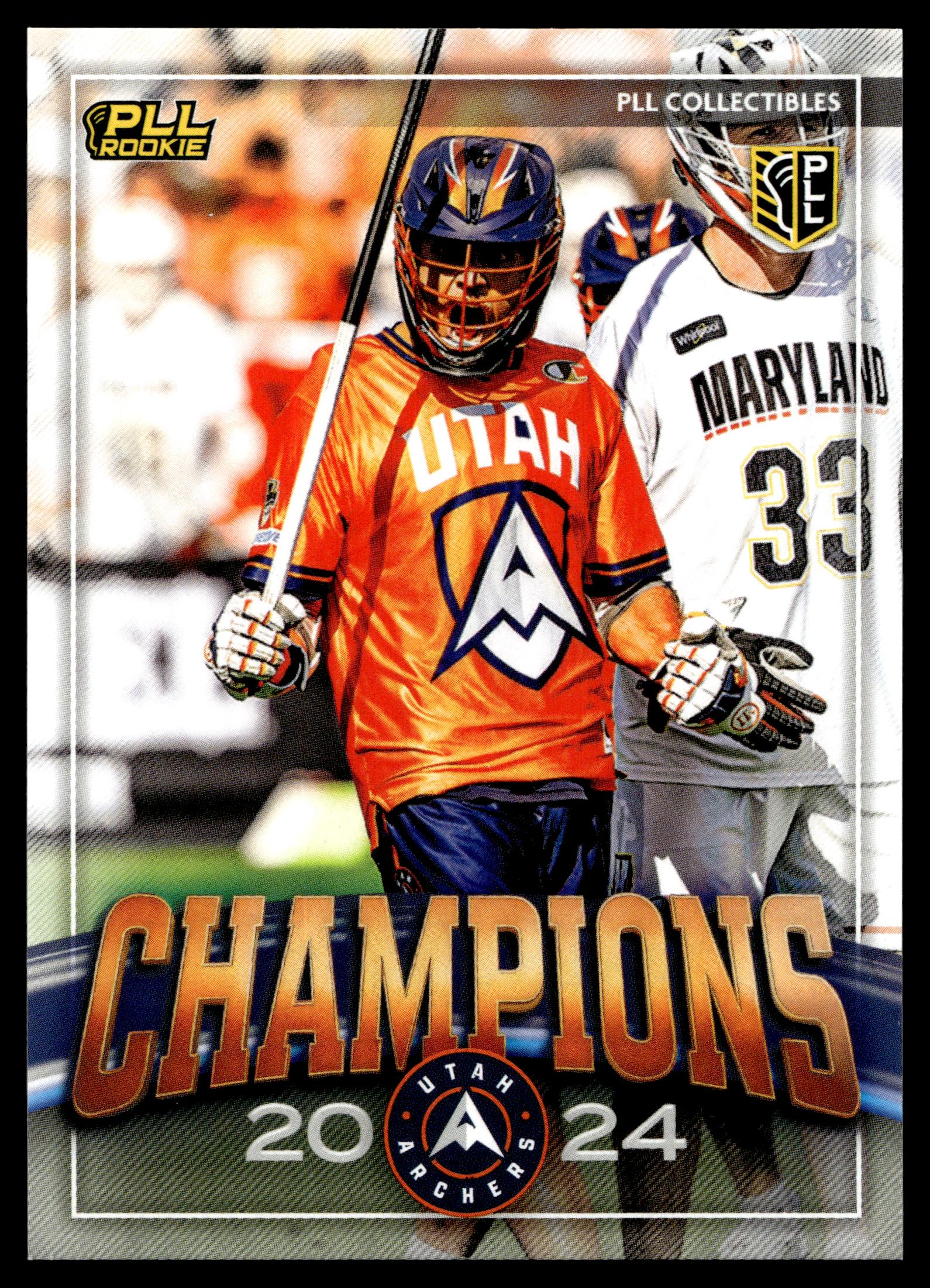 Mason Woodward 2025 PLL Fieldside Utah Archers Champions #CHAMP-4