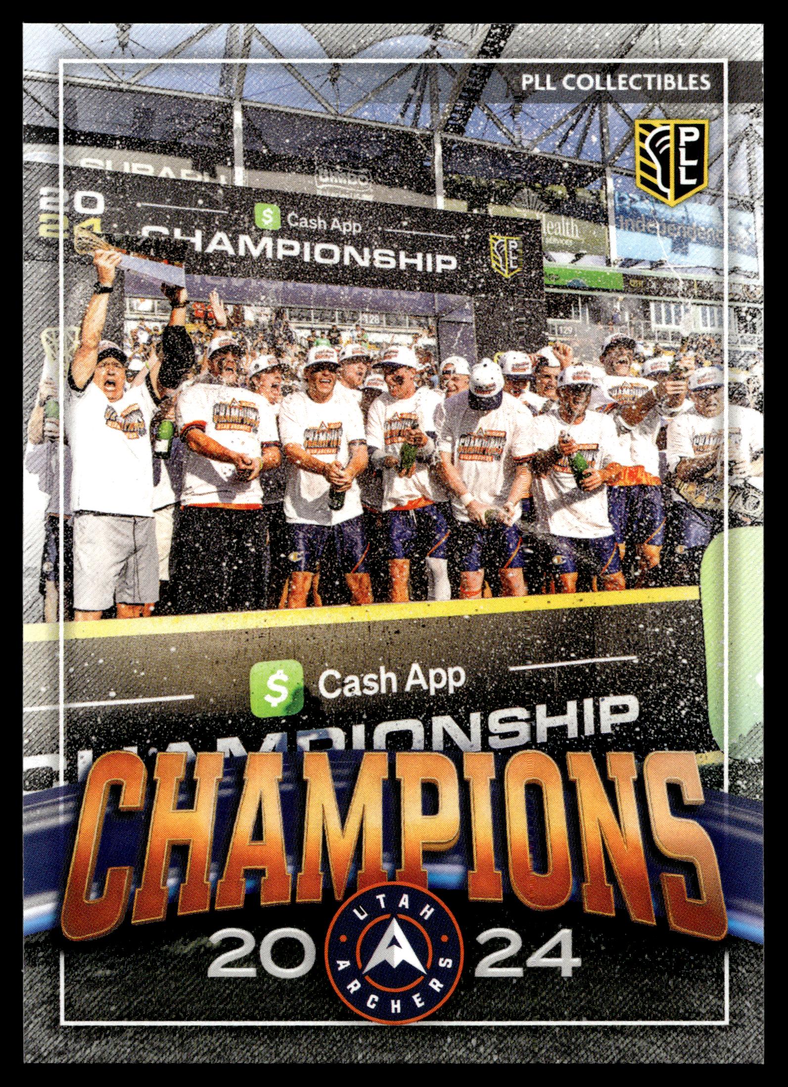 Utah Archers 2025 PLL Fieldside Utah Archers Champions #CHAMP-10