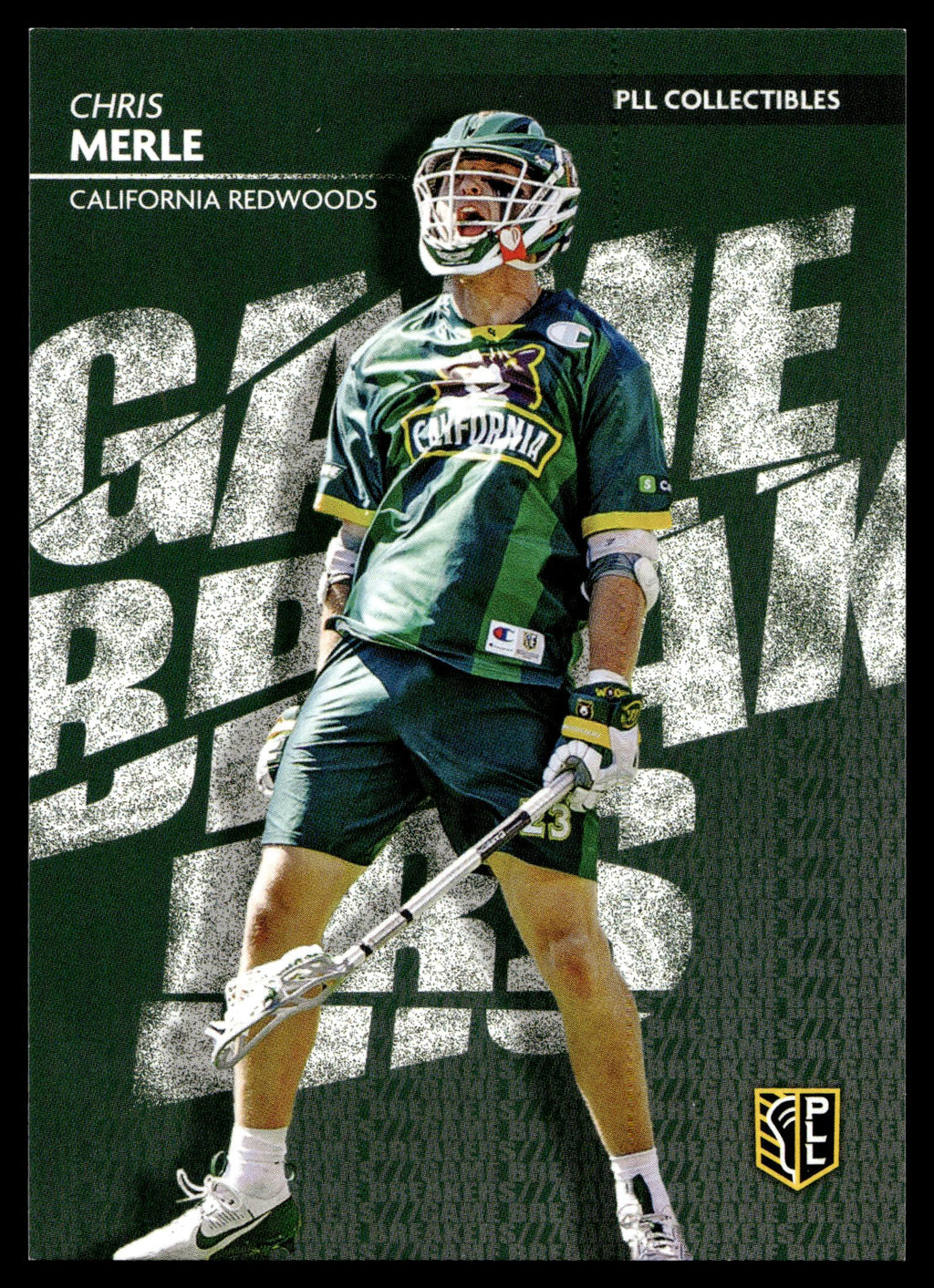 Chris Merle 2025 PLL Fieldside California Redwoods Game Breakers #GB-8