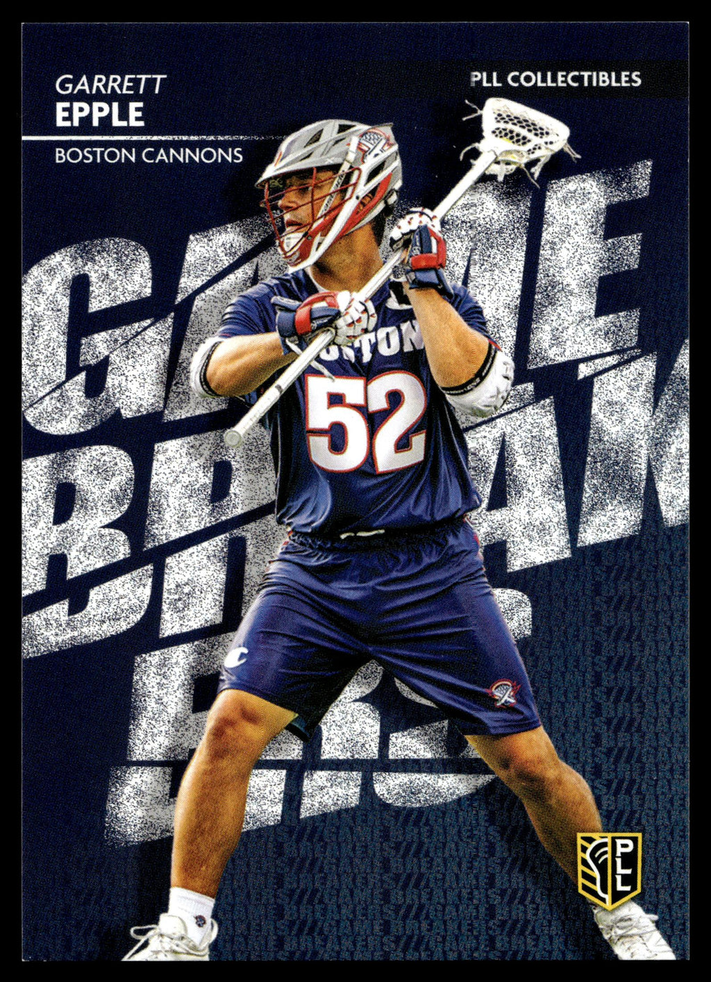 Garrett Epple 2025 PLL Fieldside Boston Cannons Game Breakers #GB-11