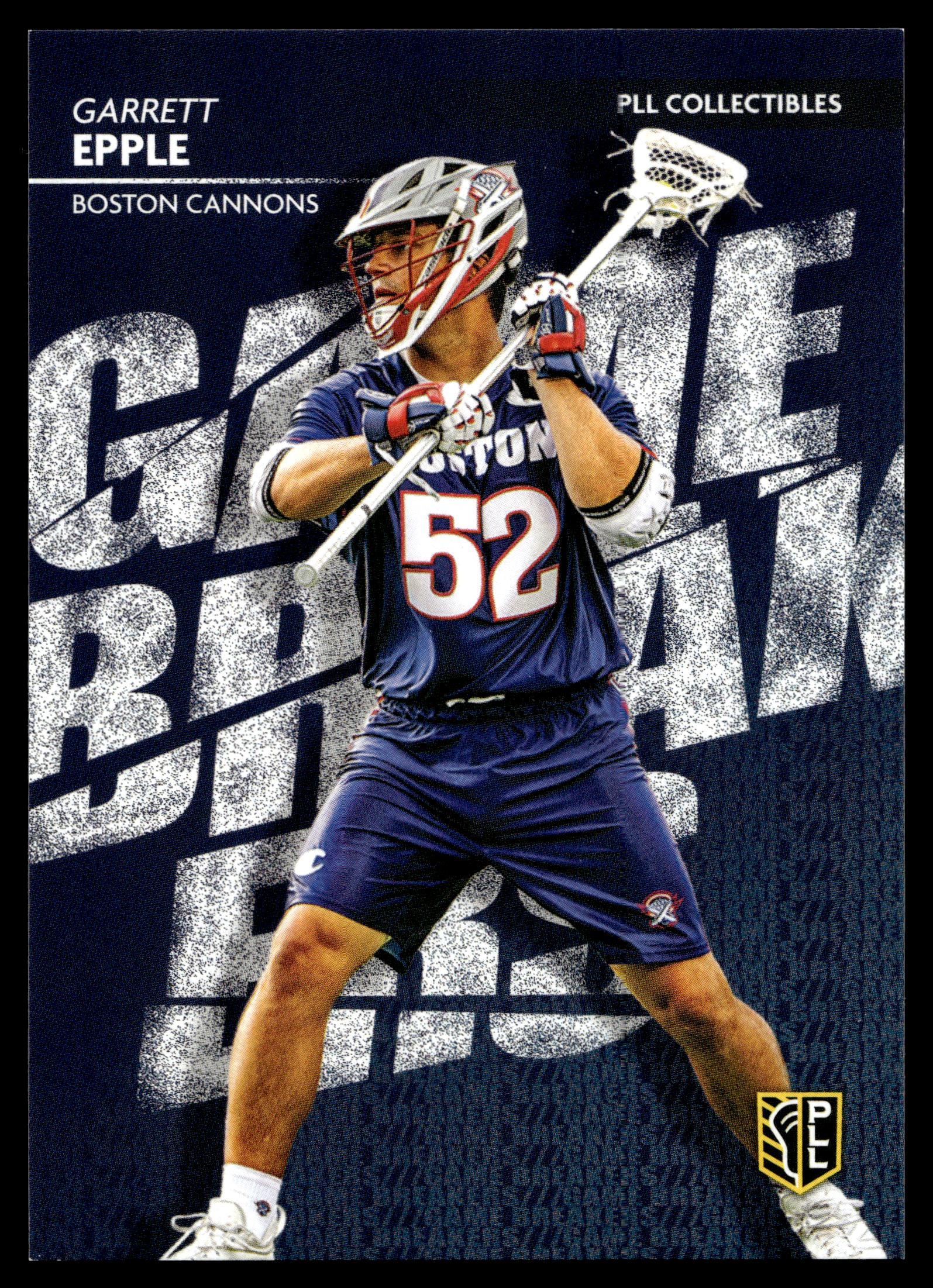 Garrett Epple 2025 PLL Fieldside Boston Cannons Game Breakers #GB-11