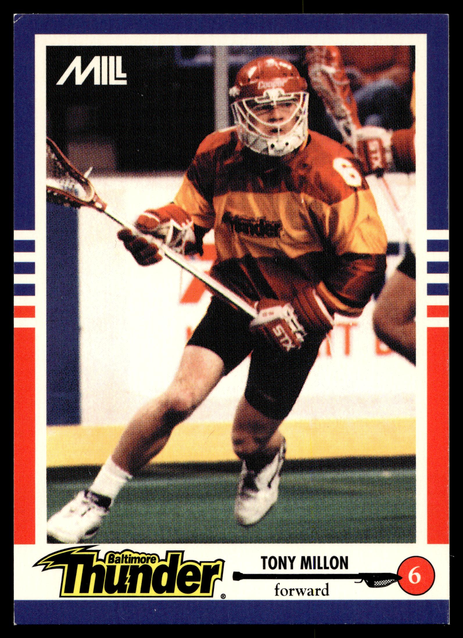 Tony Millon 1993 MILL STX Nastasi Baltimore Thunder #6