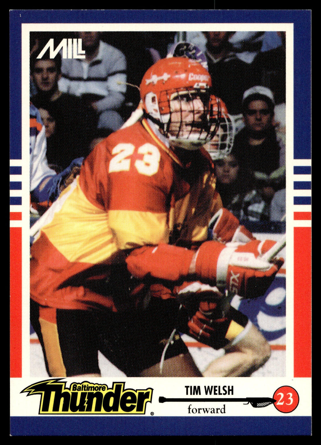 Tim Welsh 1993 MILL STX Nastasi Baltimore Thunder #10