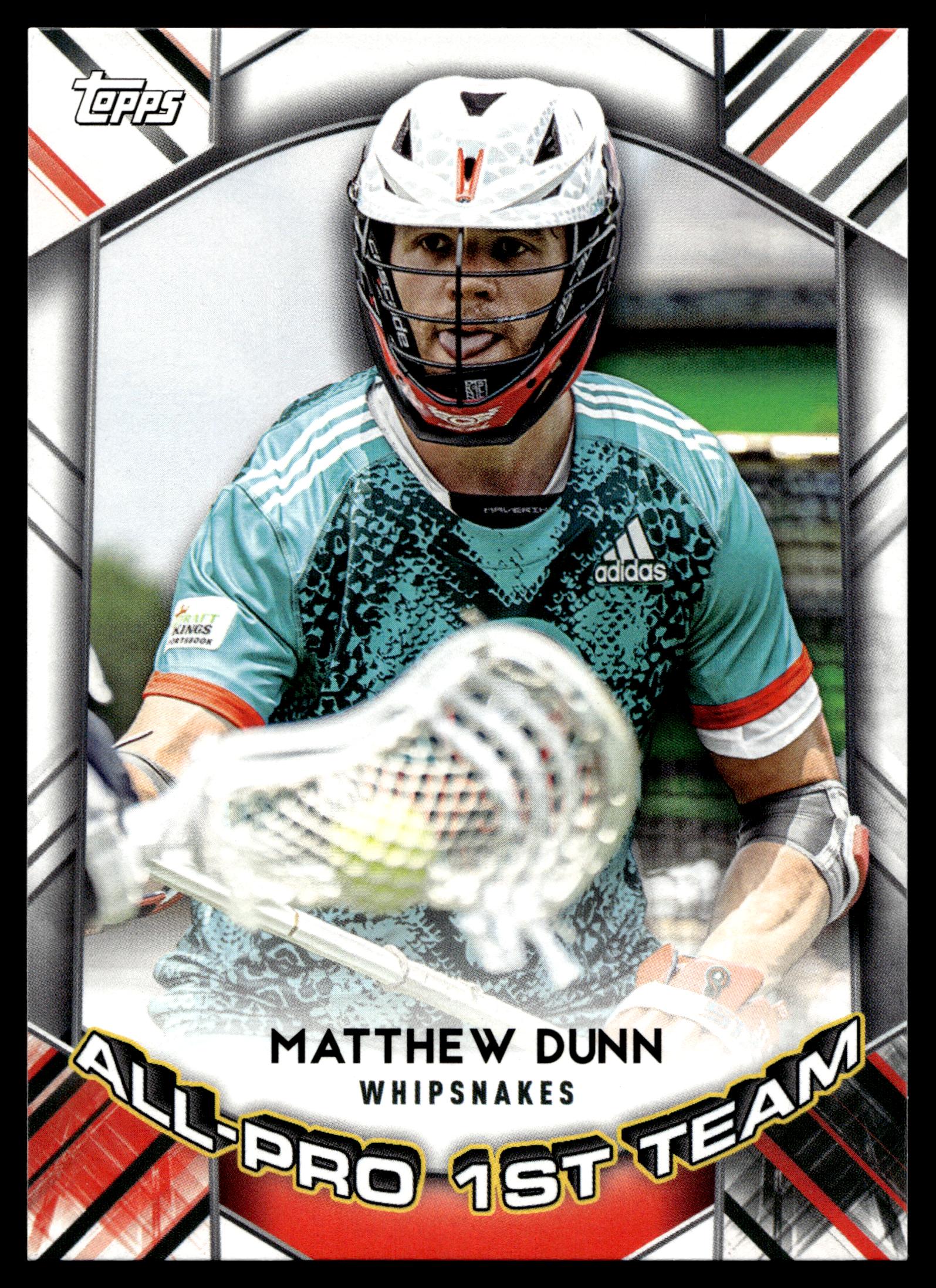 Matthew Dunn 2022 Topps PLL Maryland Whipsnakes All Pro 1st Team #AP-7