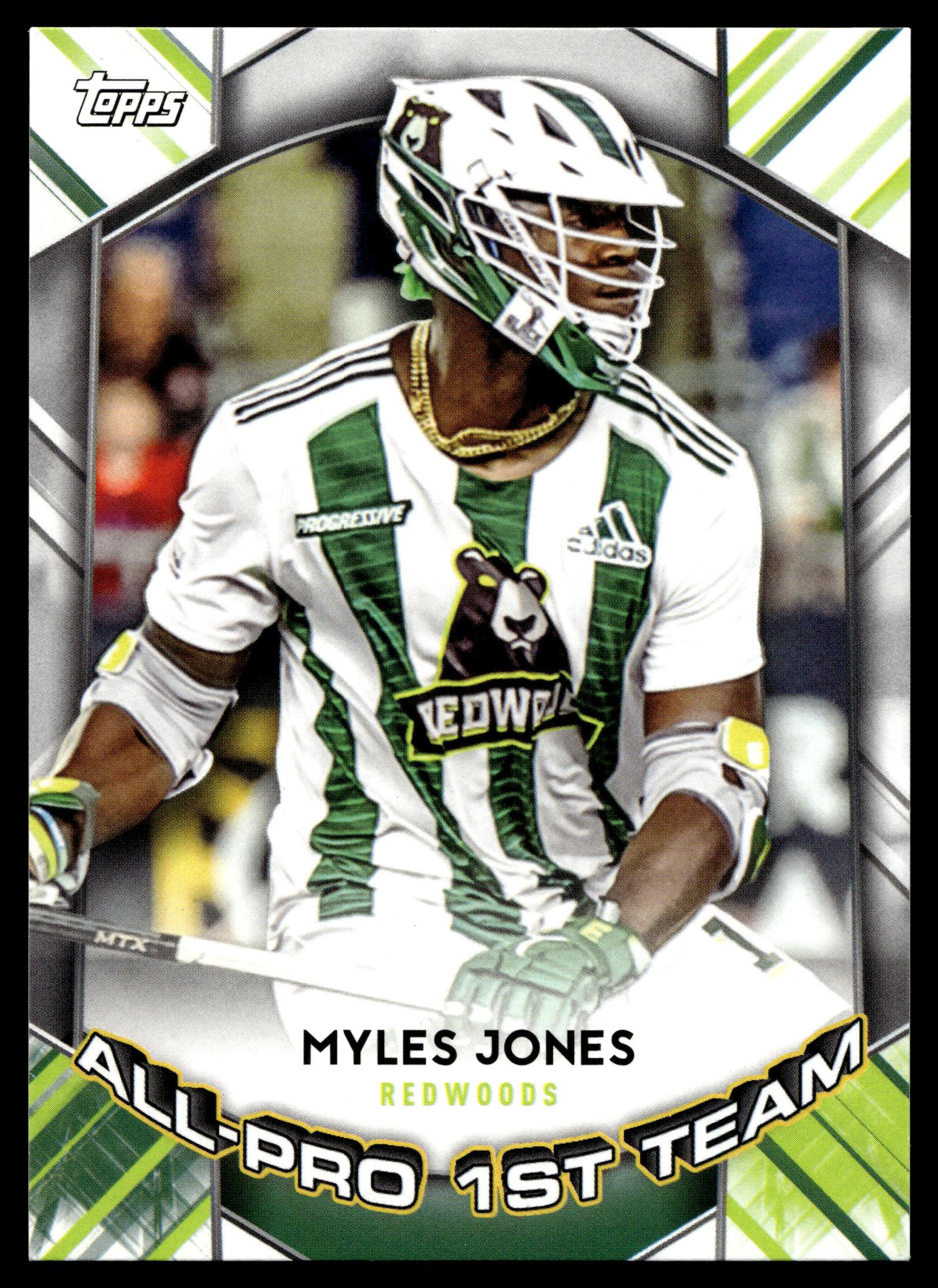 Myles Jones 2022 Topps PLL California Redwoods All Pro 1st Team #AP-5