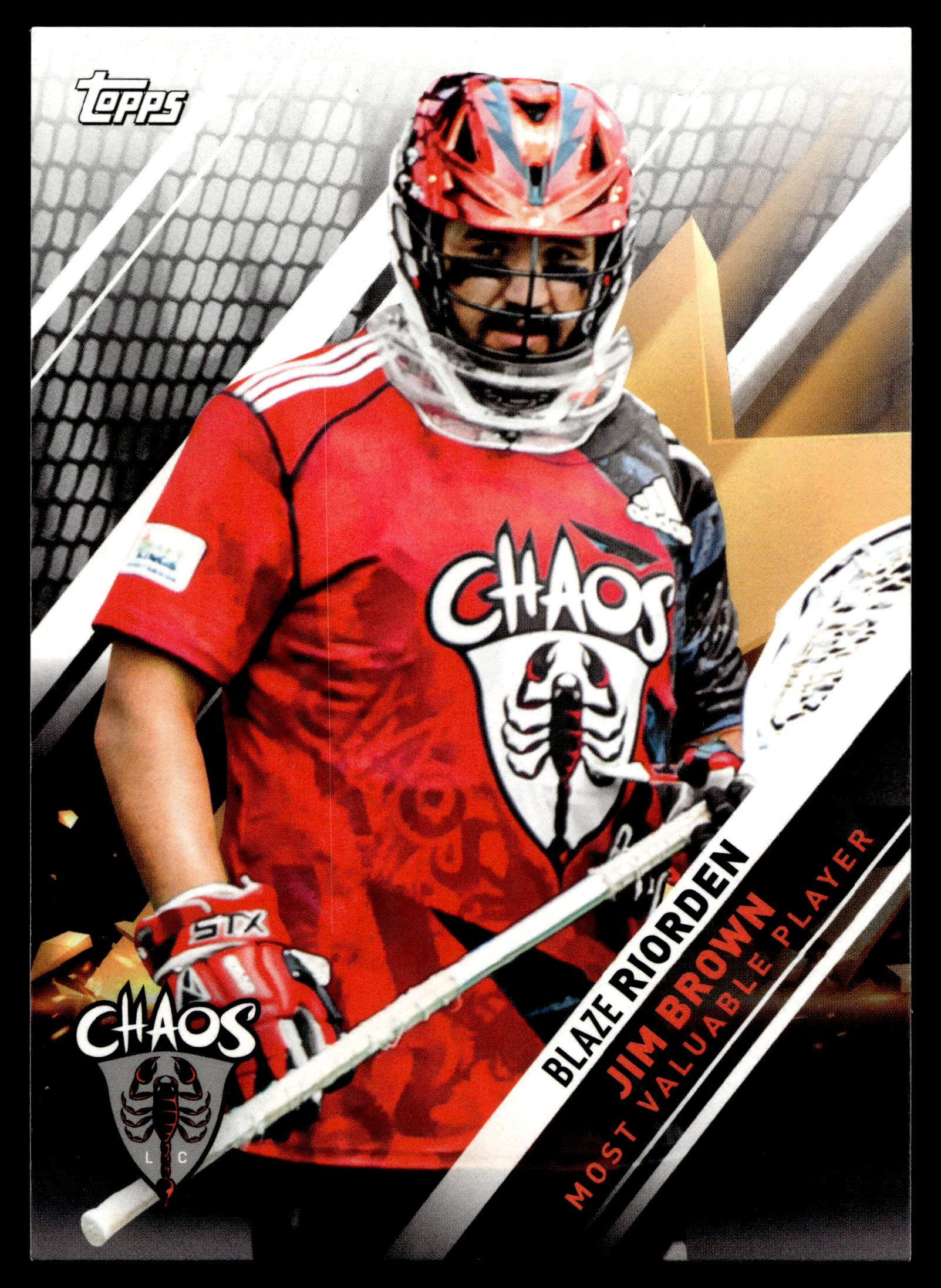 Blaze Riorden 2022 Topps PLL Carolina Chaos Award Winners #AW-1