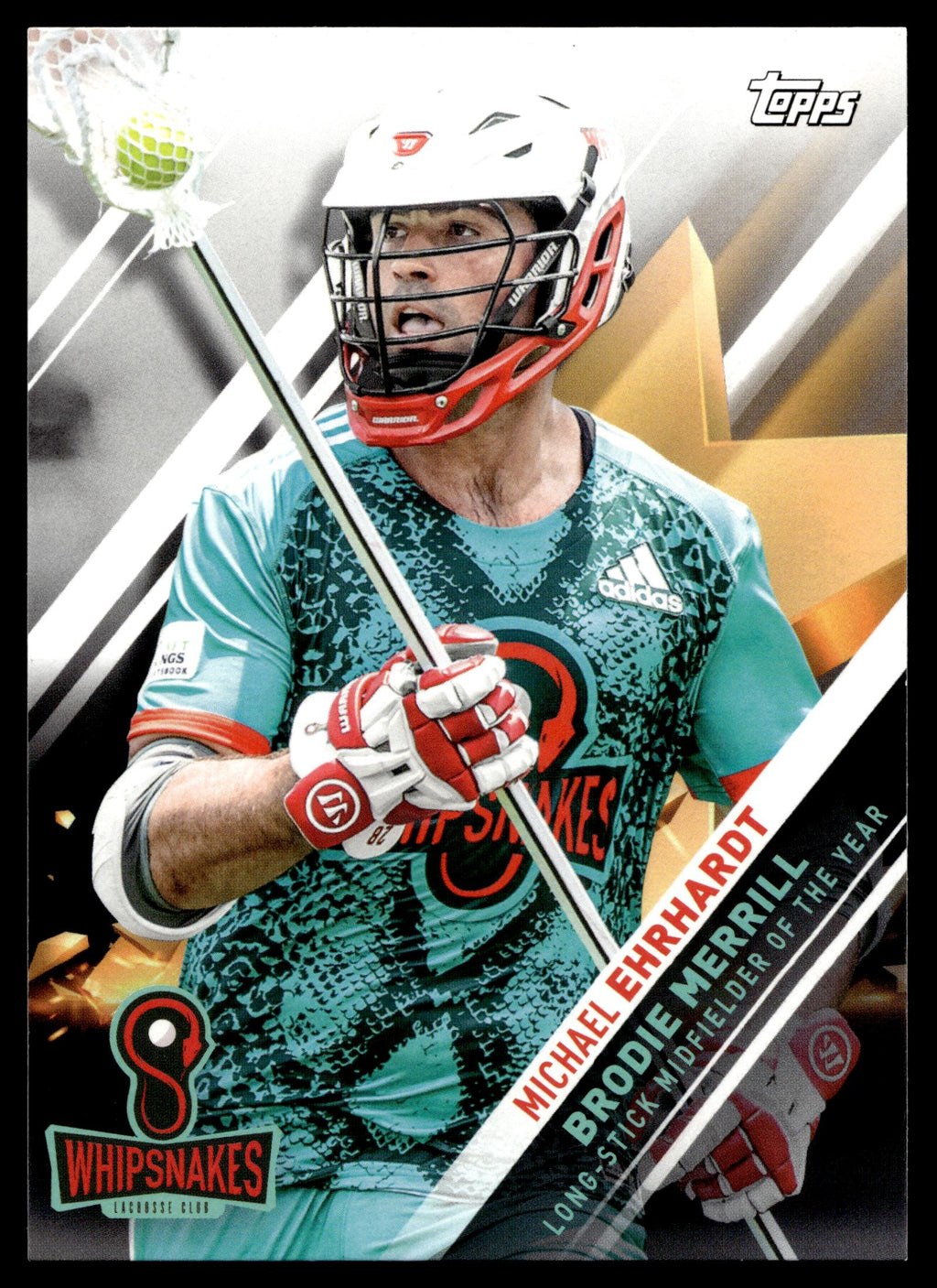 Michael Ehrhardt 2022 Topps PLL Maryland Whipsnakes Award Winners #AW-5
