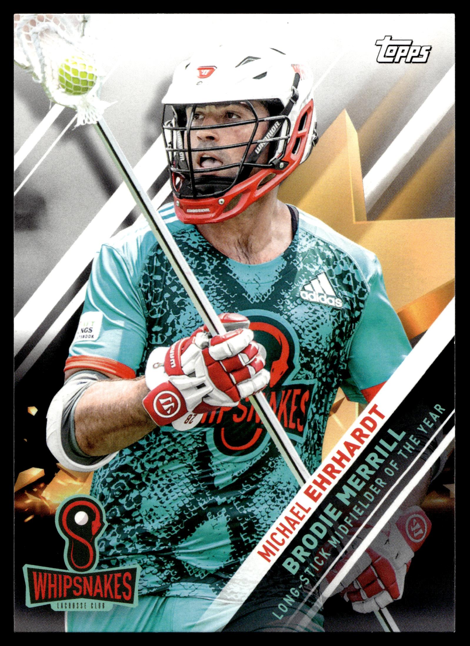 Michael Ehrhardt 2022 Topps PLL Maryland Whipsnakes Award Winners #AW-5