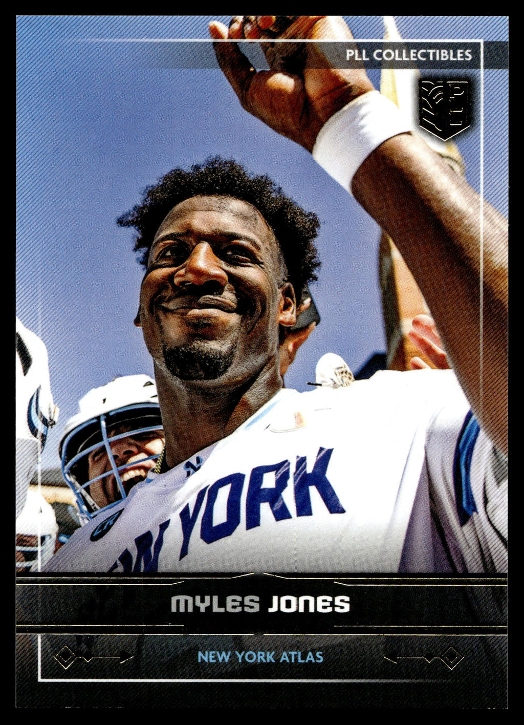 Myles Jones 2025 PLL Fieldside New York Atlas Gold Foil #12
