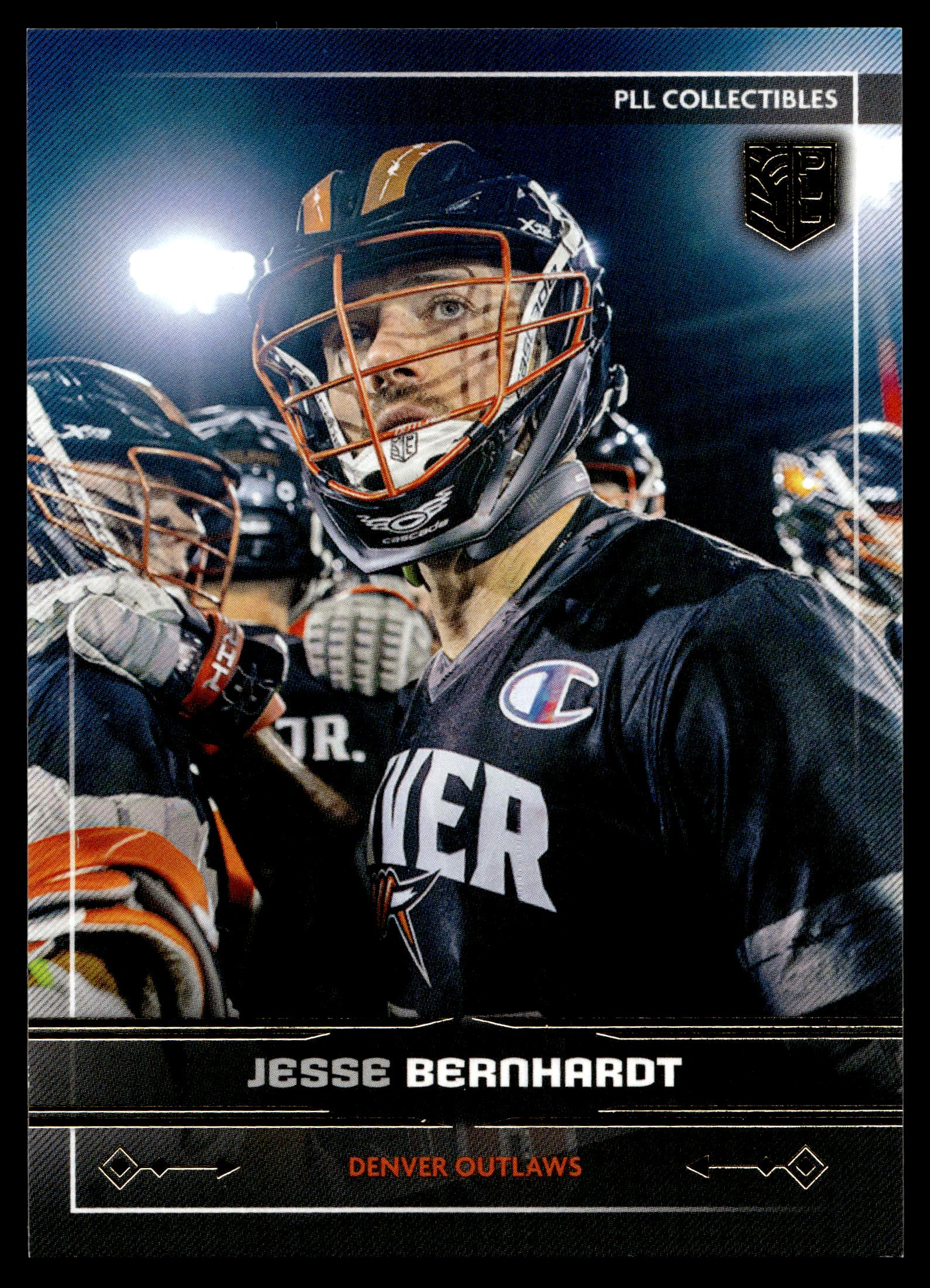 Jesse Bernhardt 2025 PLL Fieldside Denver Outlaws Gold Foil #23