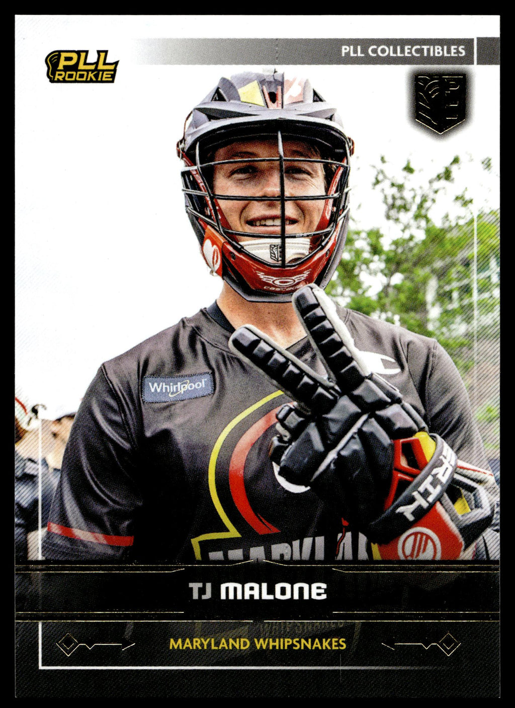 TJ Malone 2025 PLL Fieldside Maryland Whipsnakes Gold Foil #26