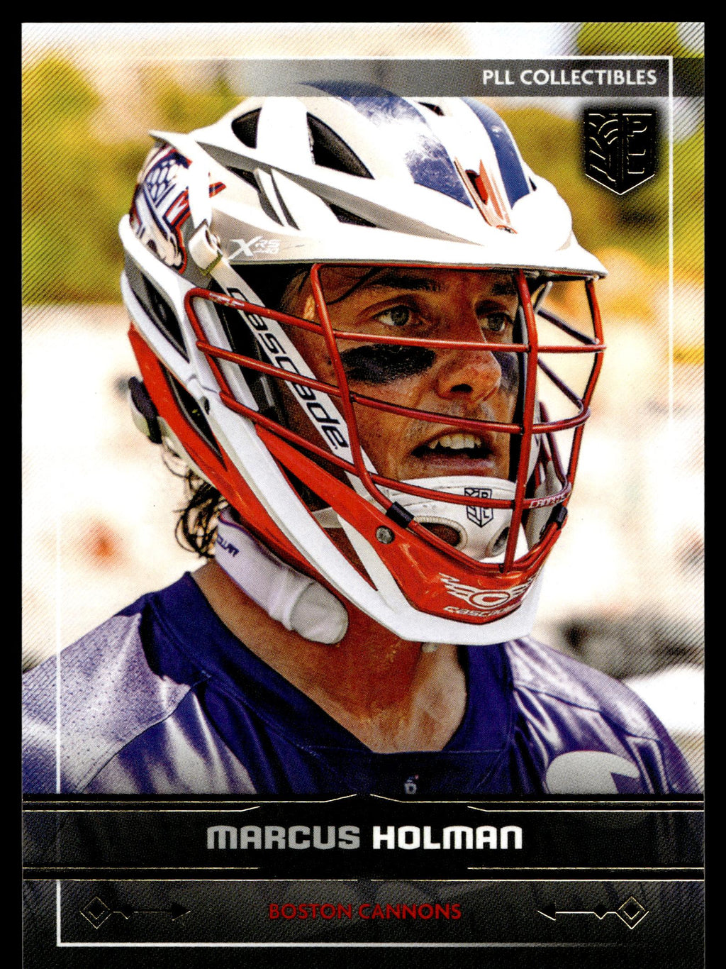 Marcus Holman 2025 PLL Fieldside Boston Cannons Gold Foil #32