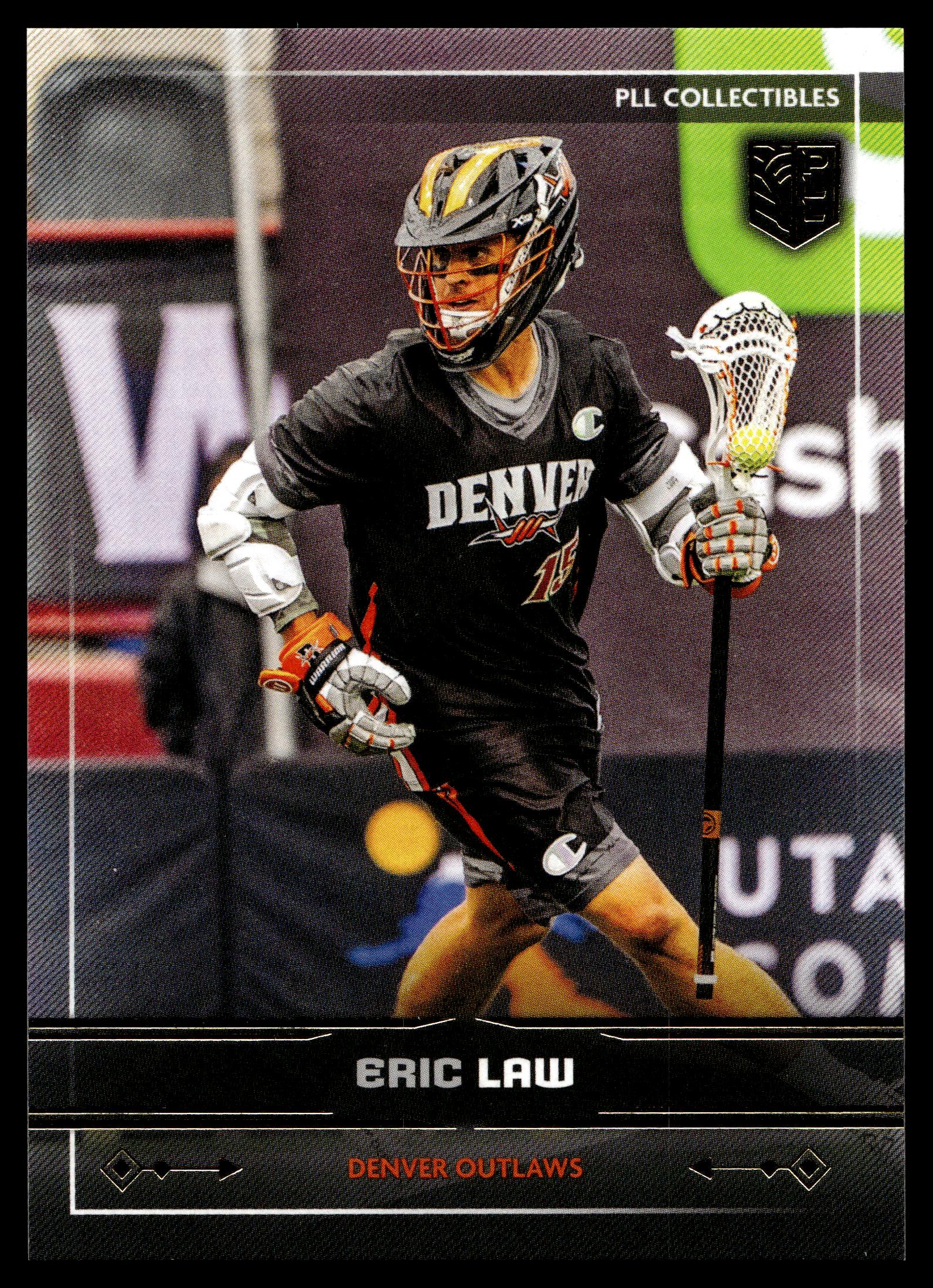 Eric Law 2025 PLL Fieldside Denver Outlaws Gold Foil #43