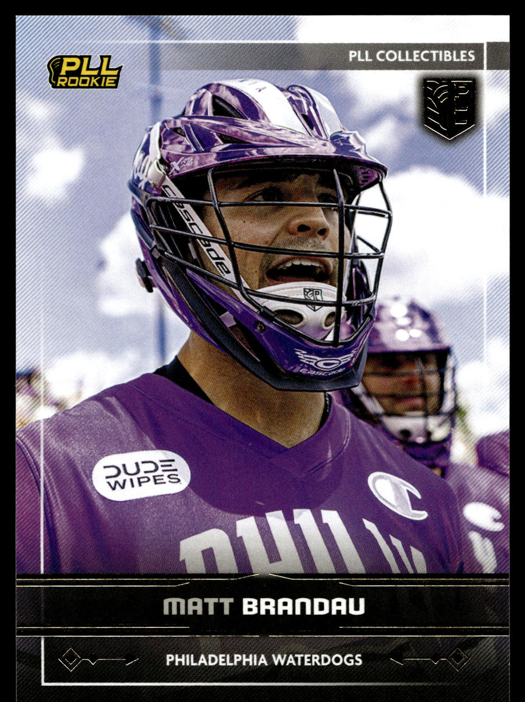 Matt Brandau 2025 PLL Fieldside Philadelphia Waterdogs Gold Foil #59