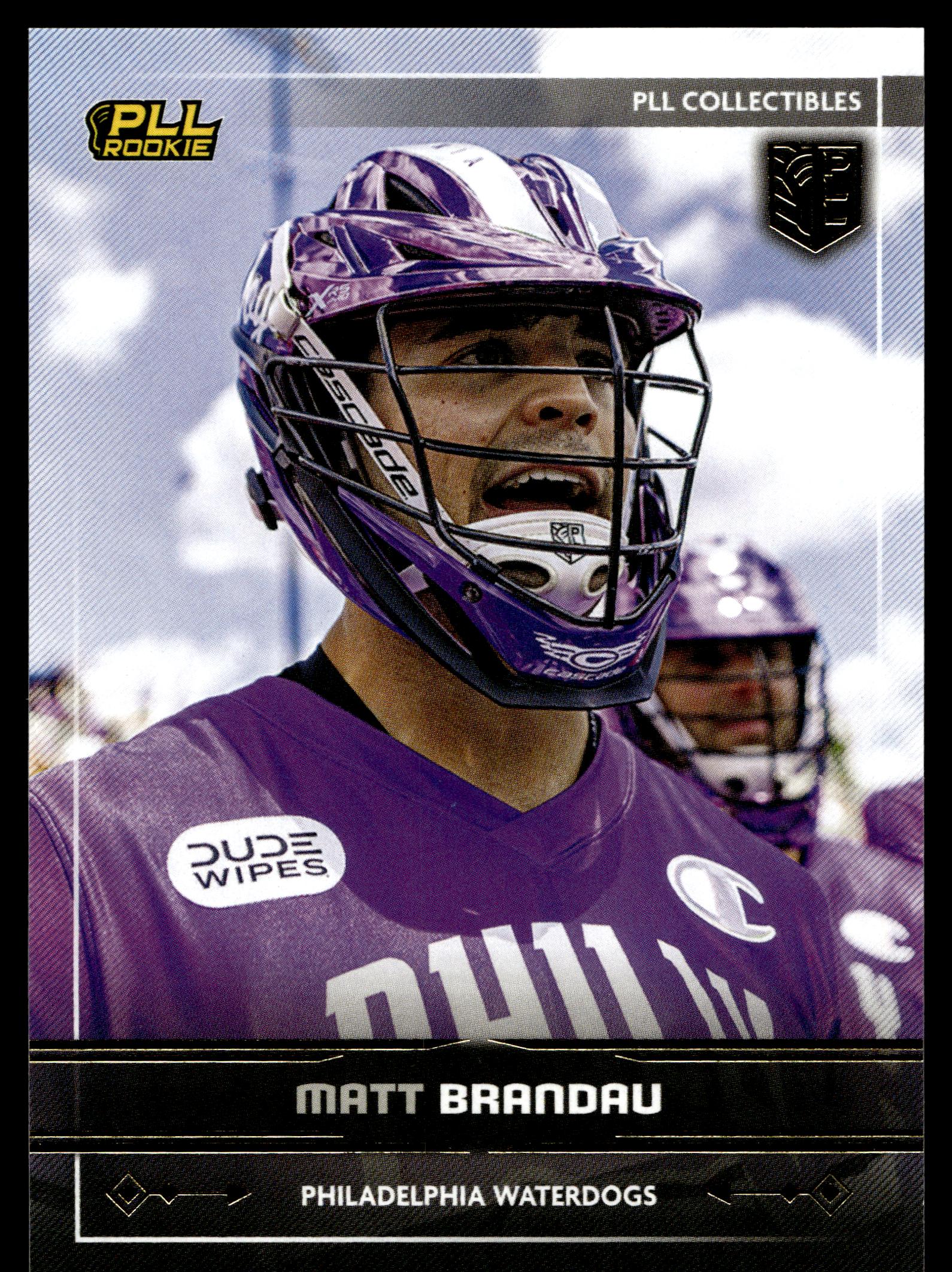 Matt Brandau 2025 PLL Fieldside Philadelphia Waterdogs Gold Foil #59