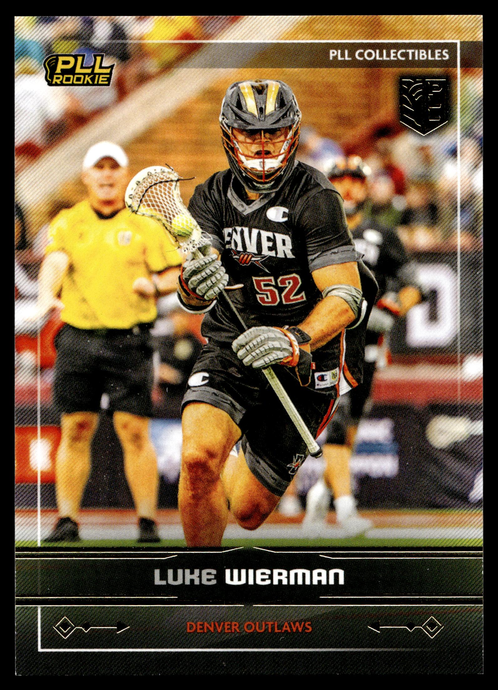 Luke Wierman 2025 PLL Fieldside Denver Outlaws Gold Foil #60
