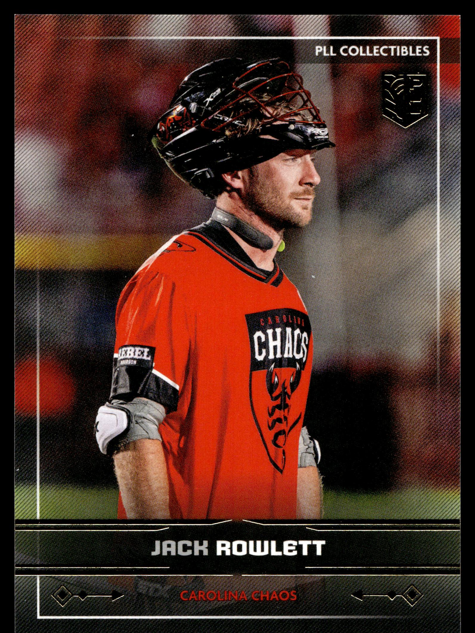 Jack Rowlett 2025 PLL Fieldside Carolina Chaos Gold Foil #66